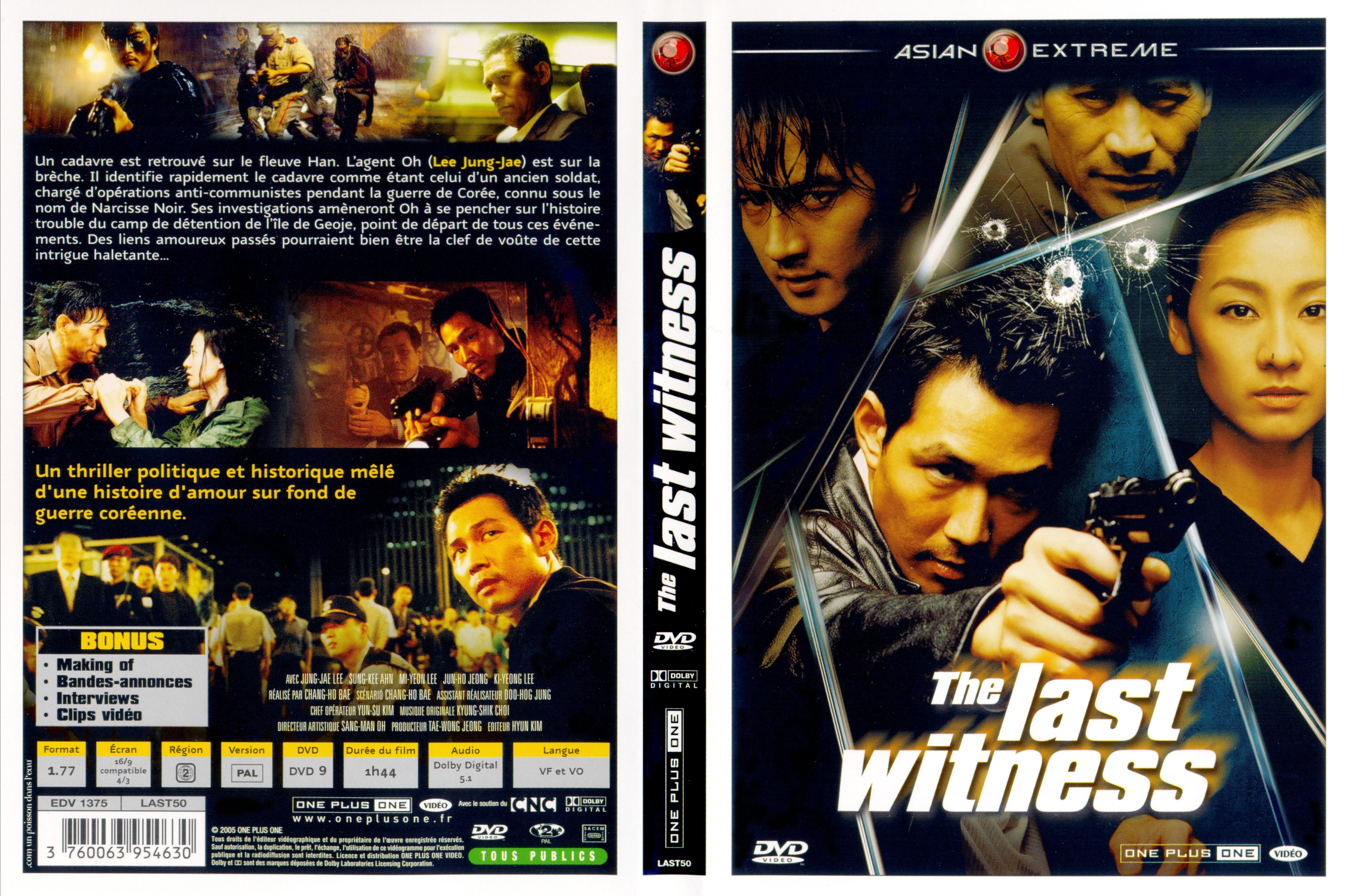 Jaquette DVD The last witness