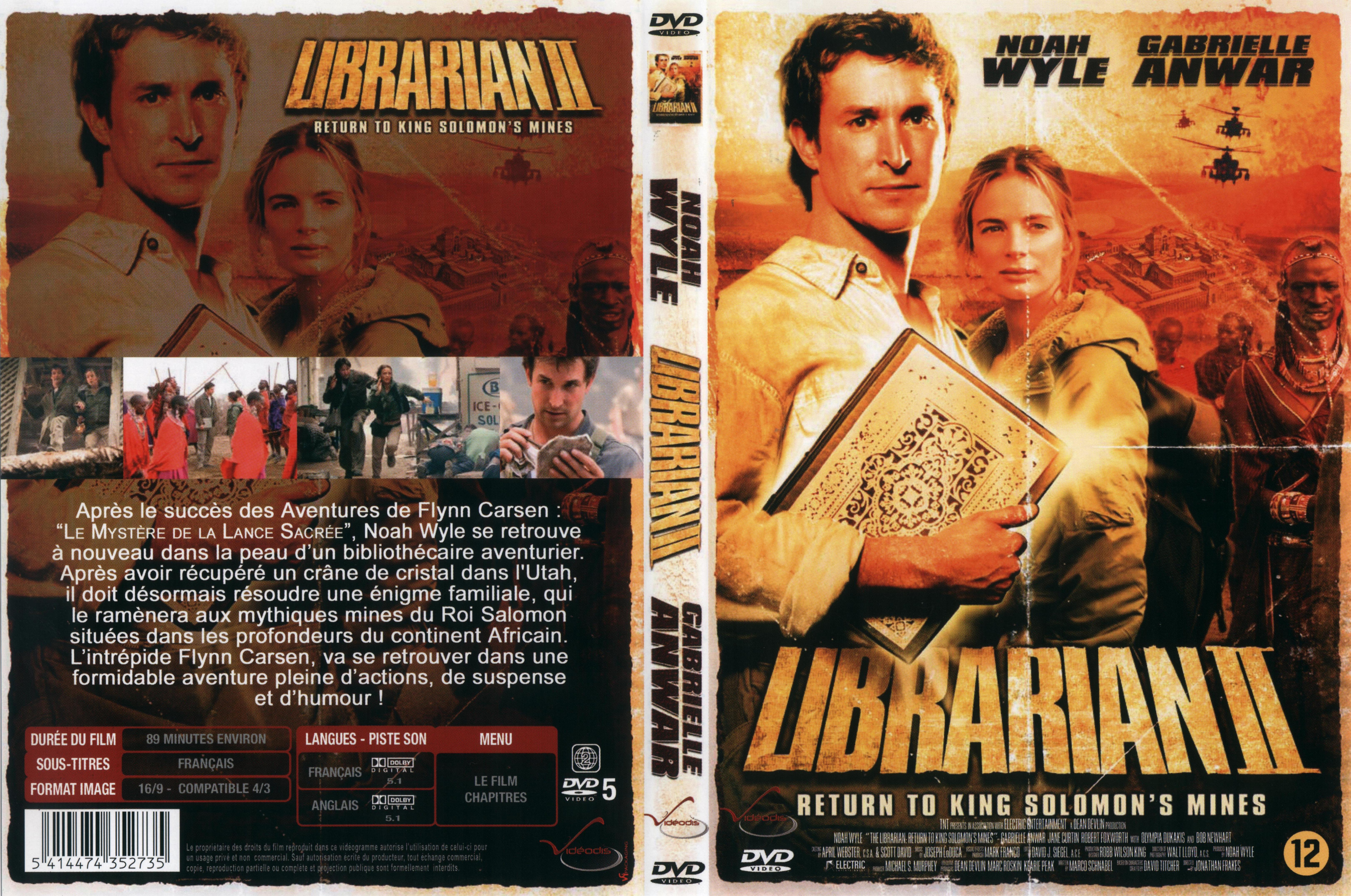 Jaquette DVD The librarian 2