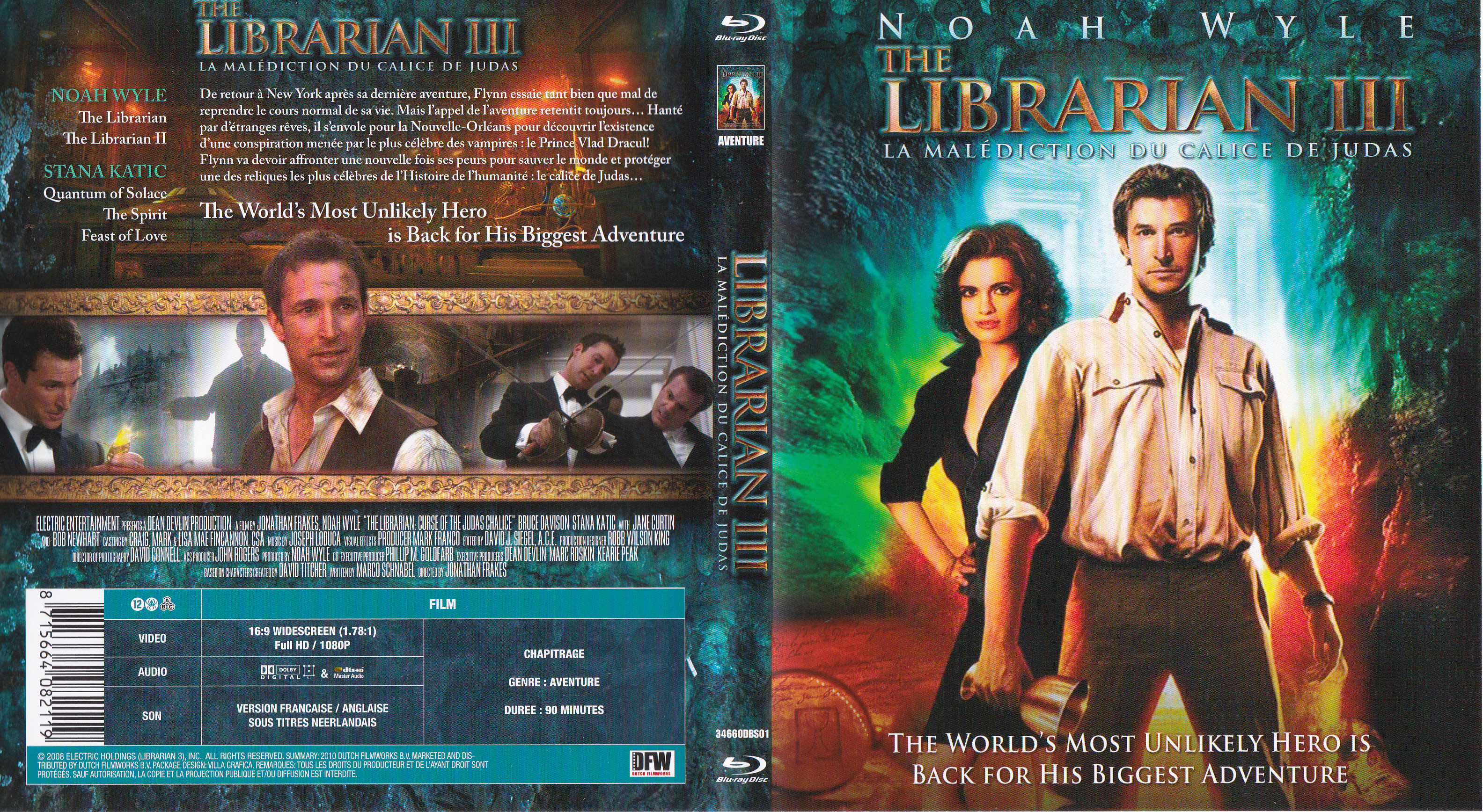 Jaquette DVD The librarian 3 (BLU-RAY)