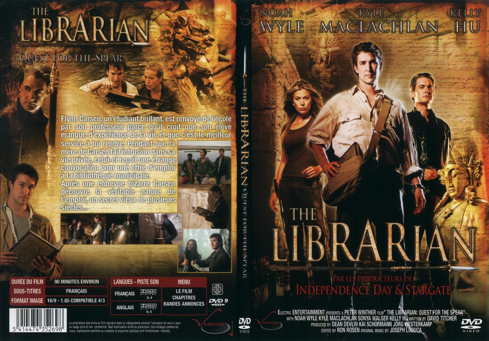Jaquette DVD The librarian - SLIM