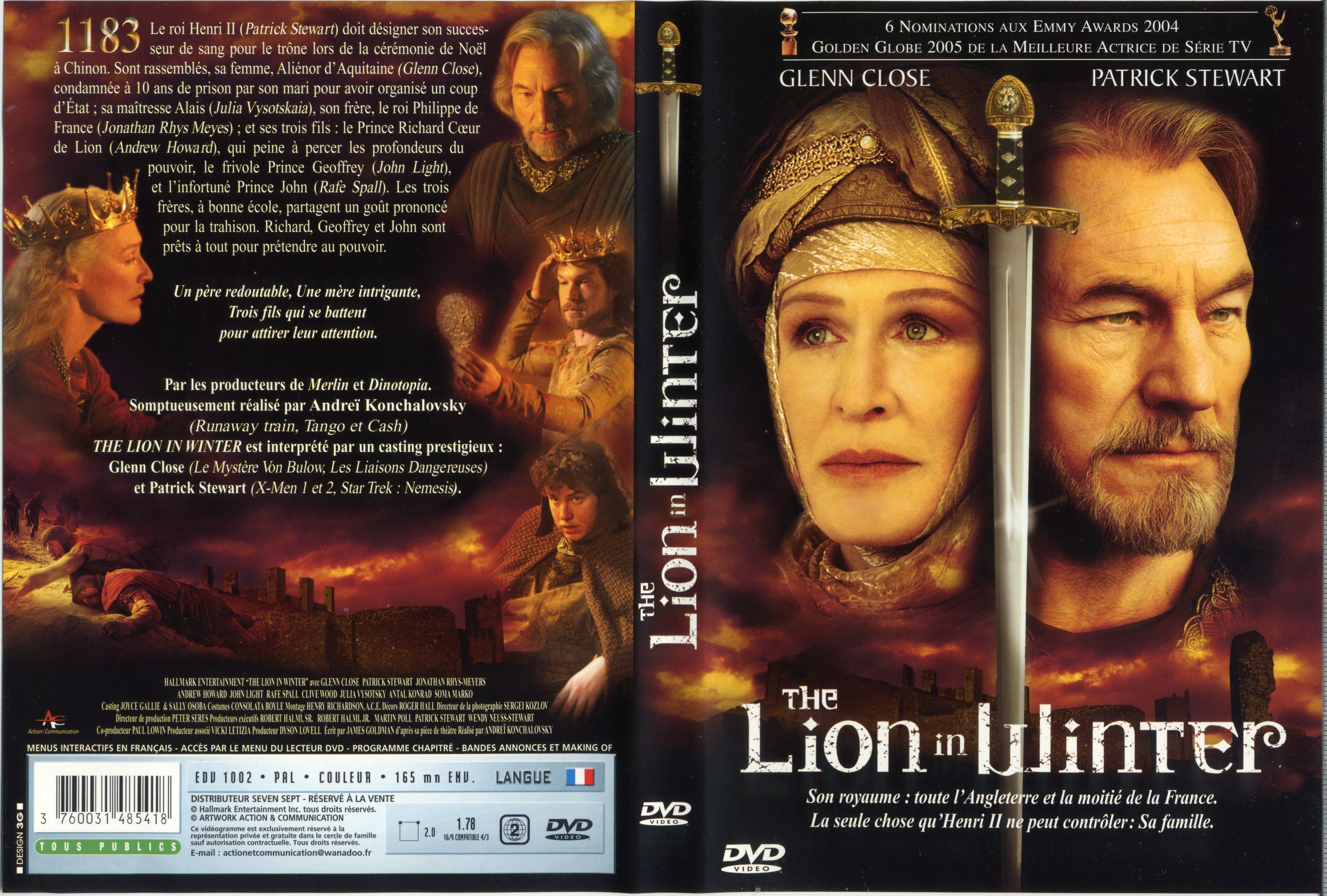 Jaquette DVD The lion in winter