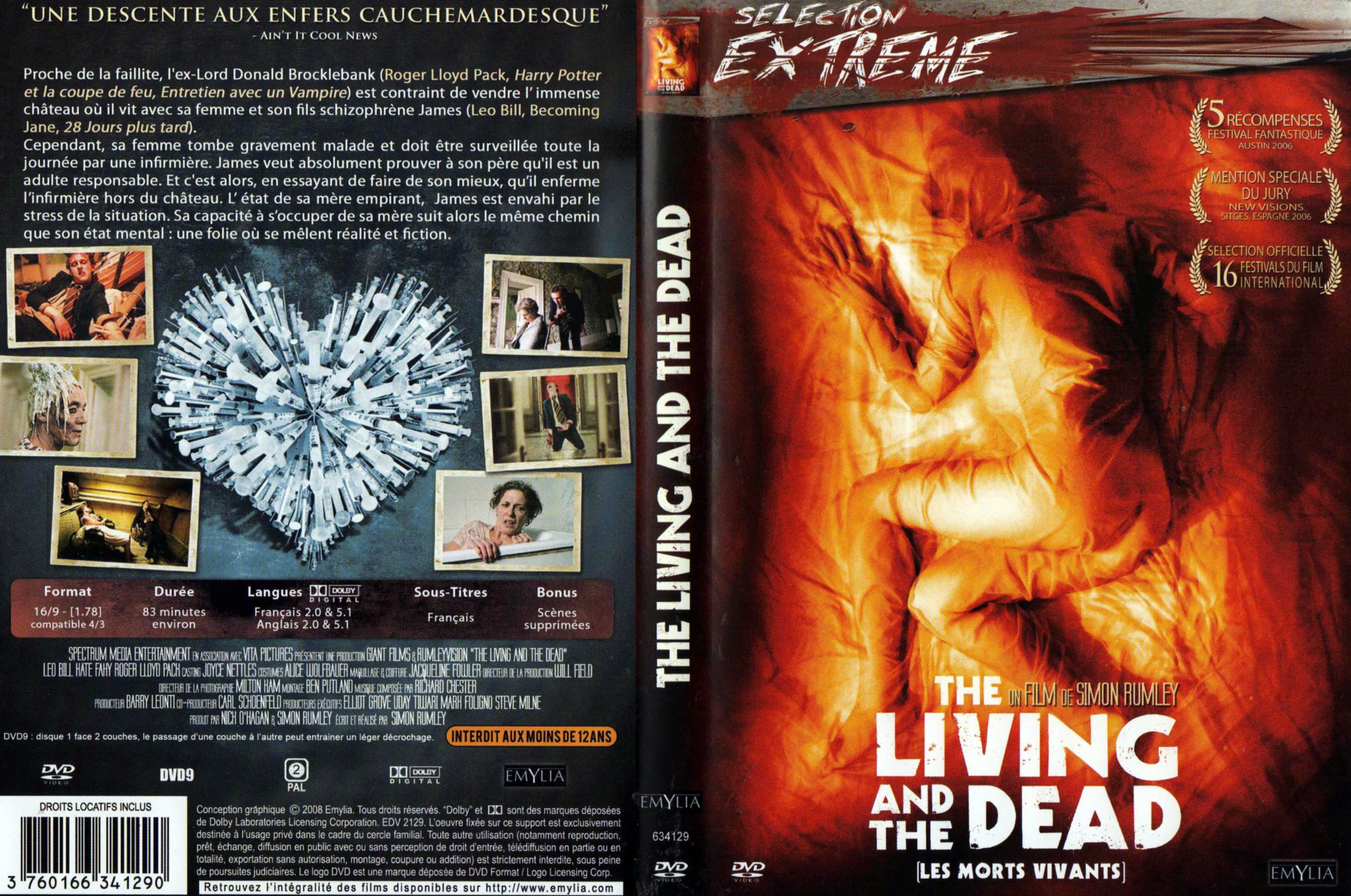 Jaquette DVD The living and the dead