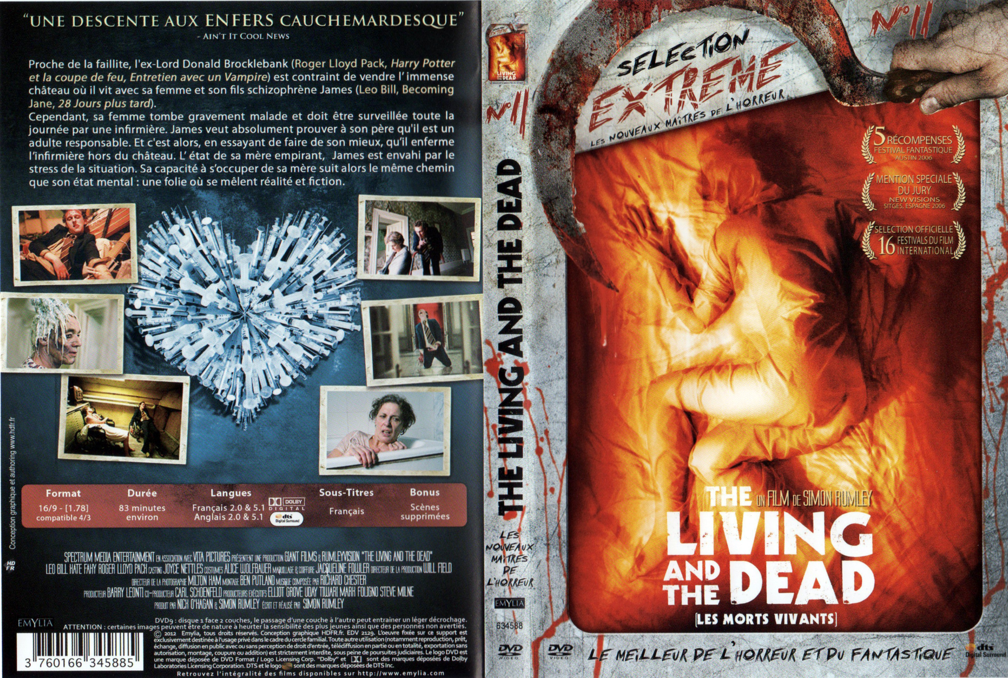 Jaquette DVD The living and the dead v2