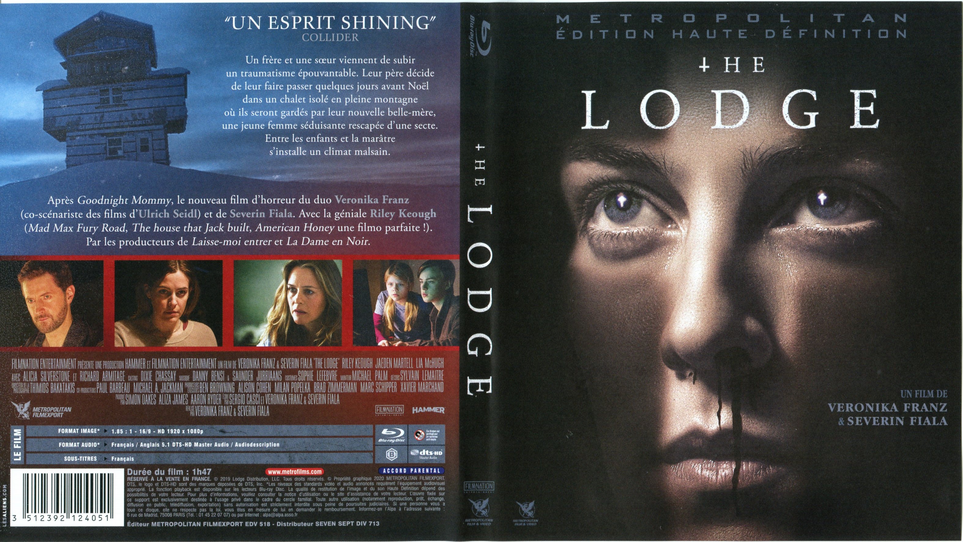 Jaquette DVD The lodge (BLU-RAY)
