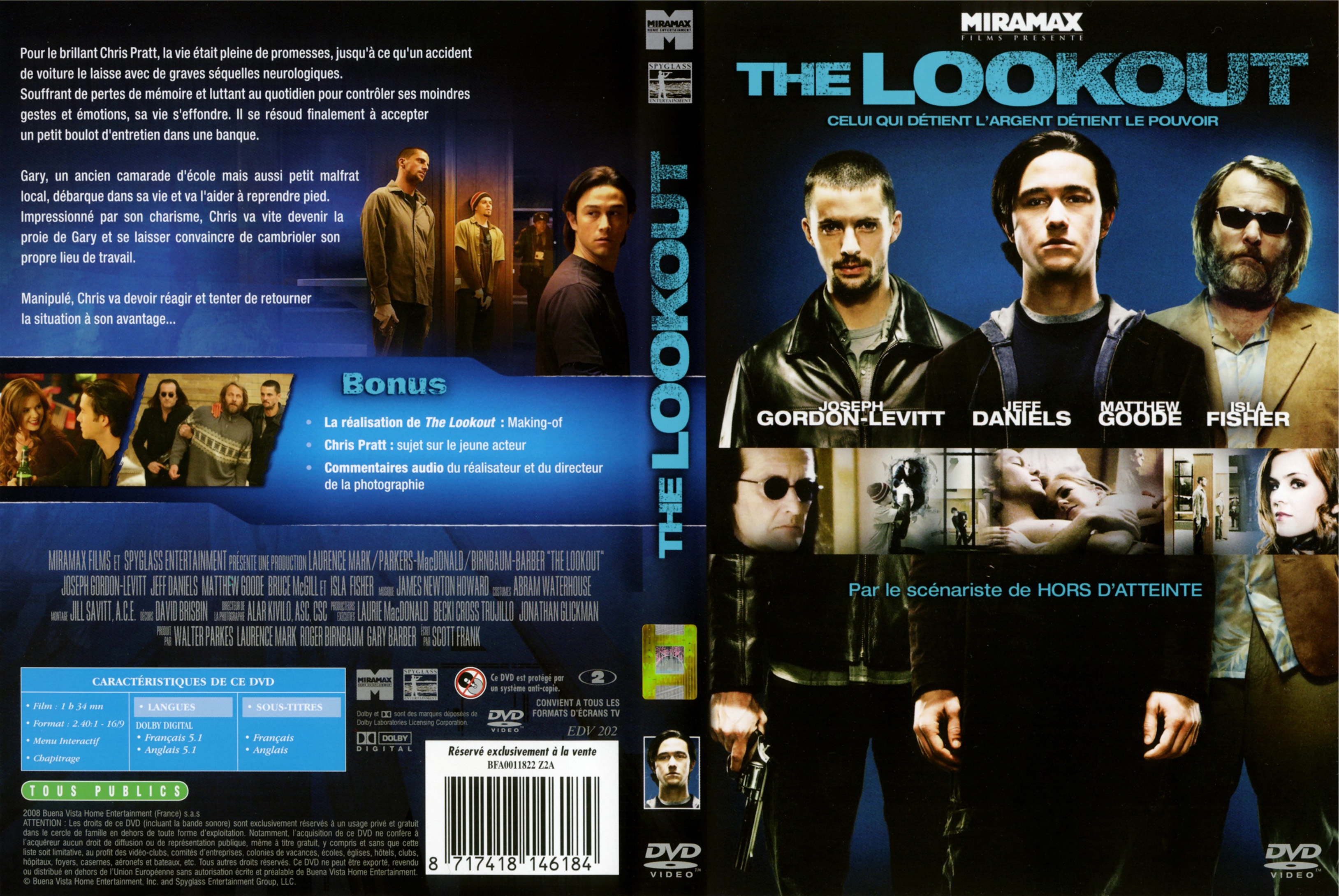 Jaquette DVD The lookout