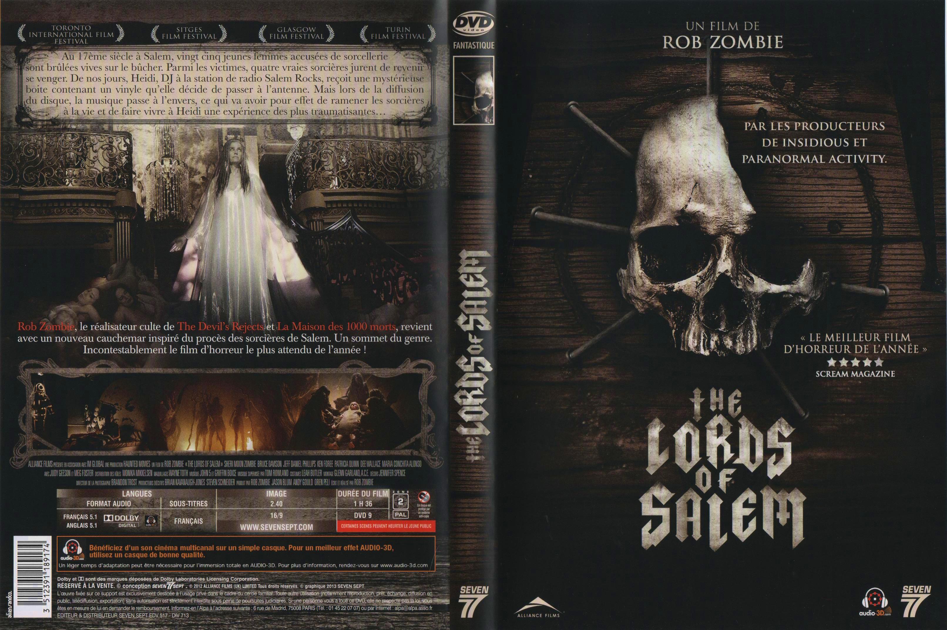 Jaquette DVD The lords of salem