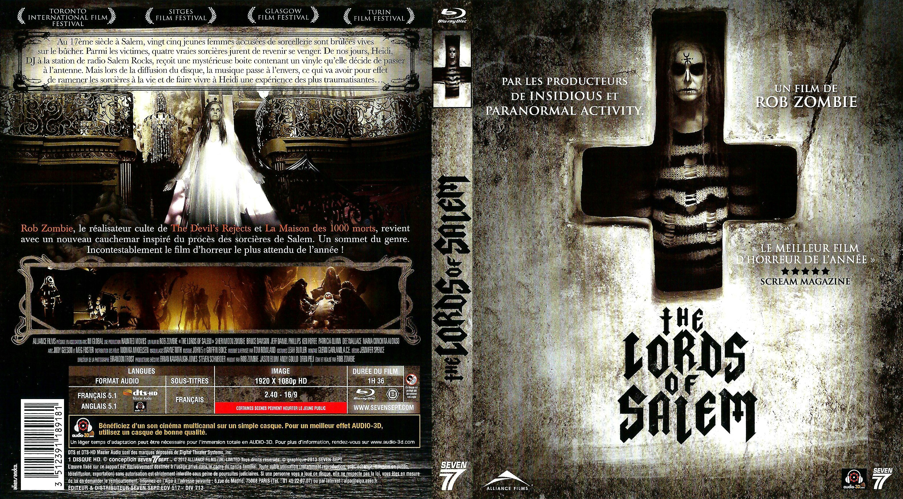 Jaquette DVD The lords of salem (BLU-RAY)