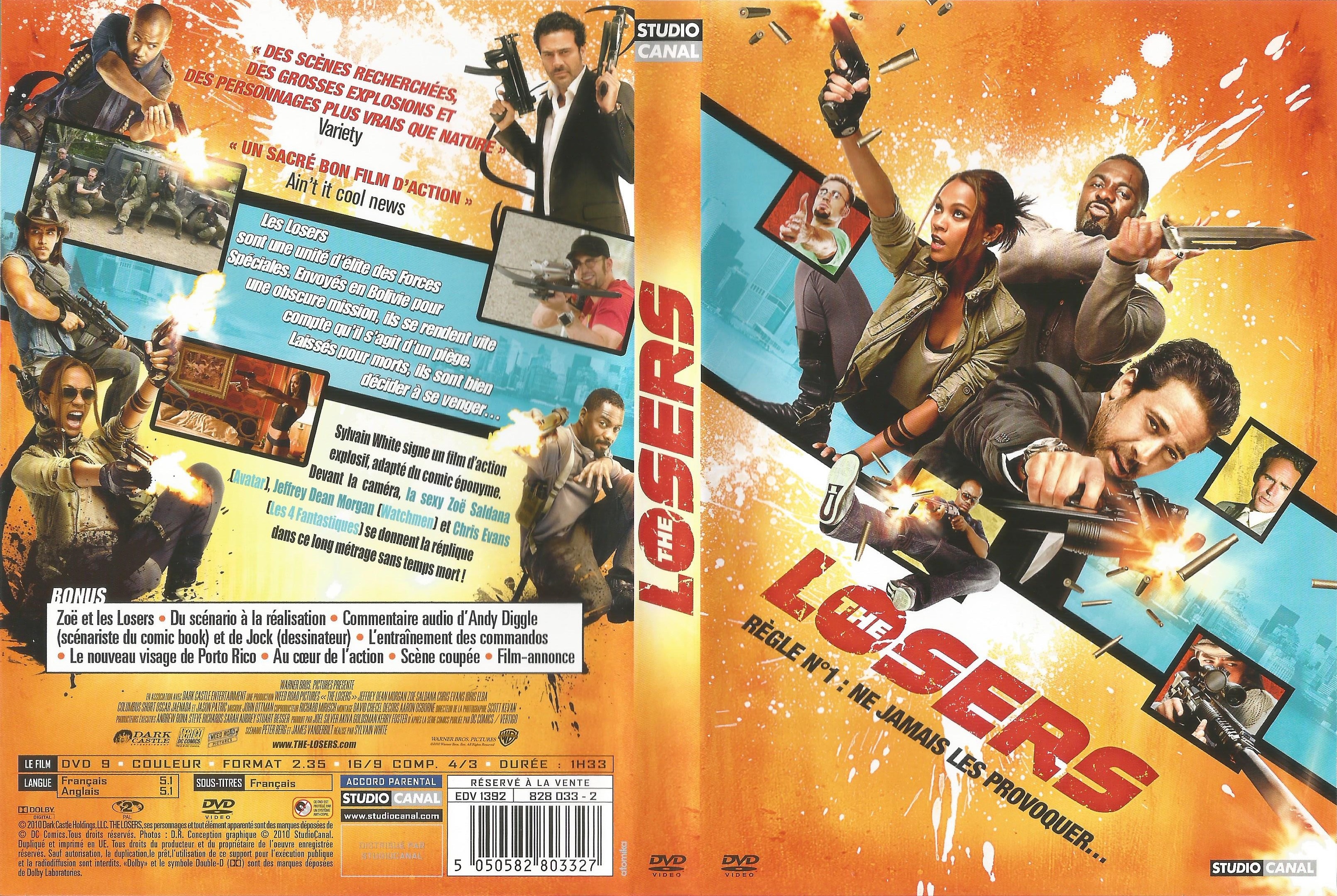 Jaquette DVD The losers