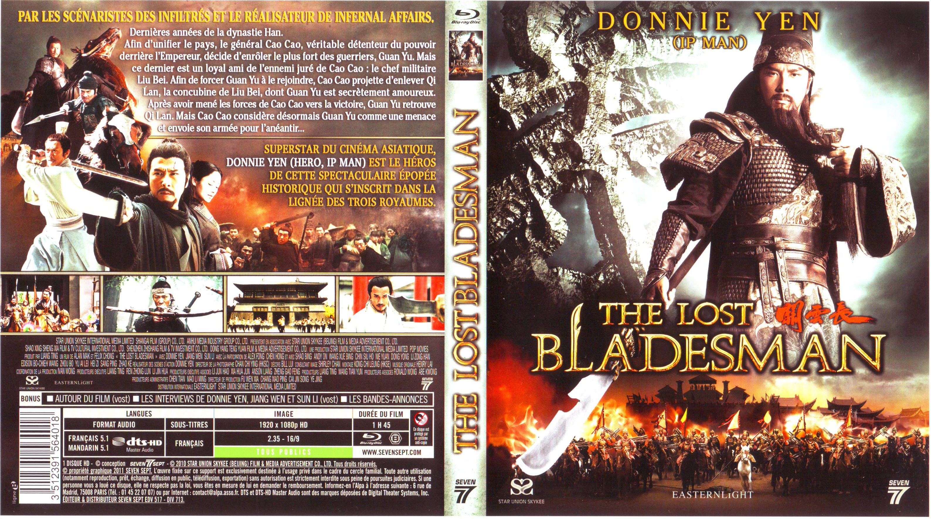 Jaquette DVD The lost bladesman (BLU-RAY)