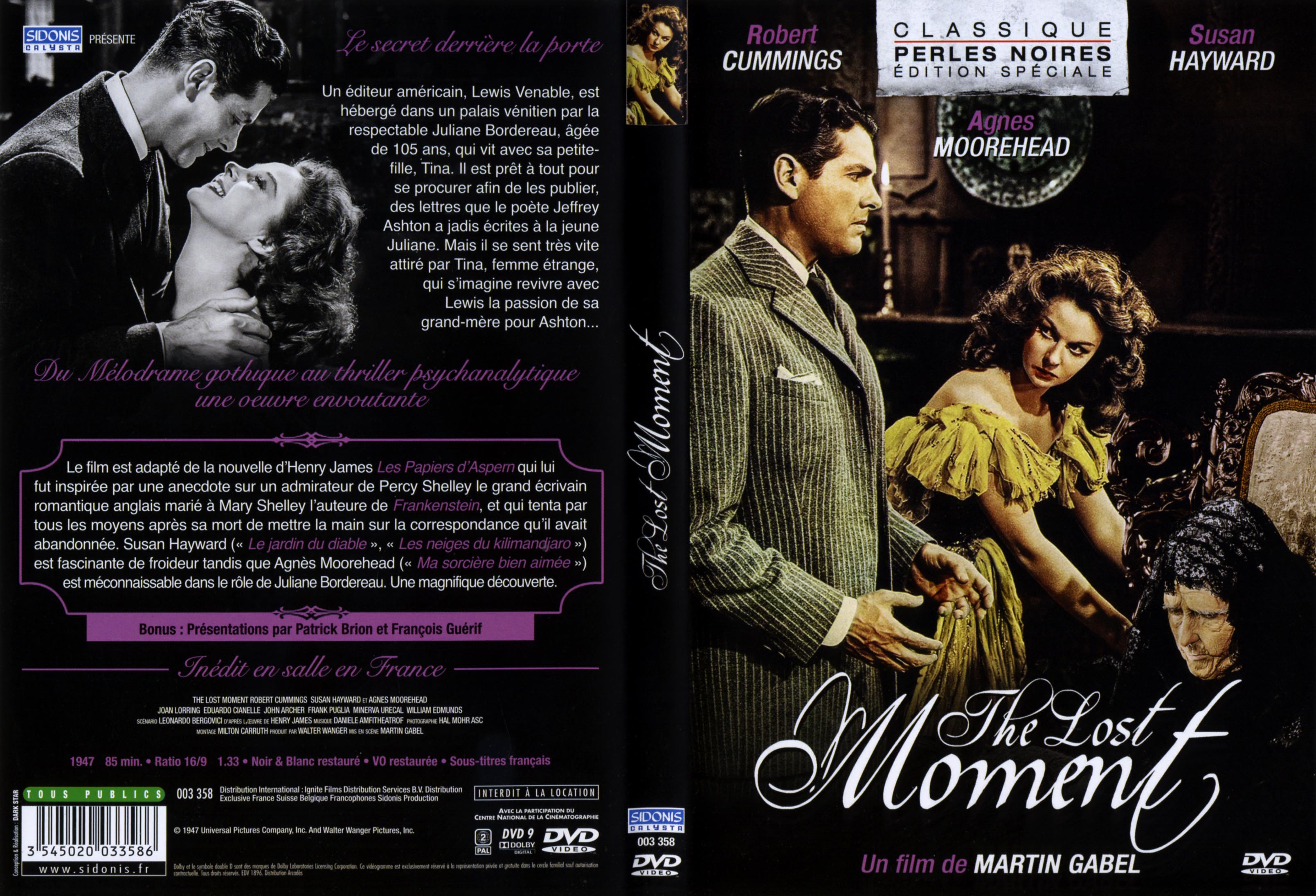 Jaquette DVD The lost moment