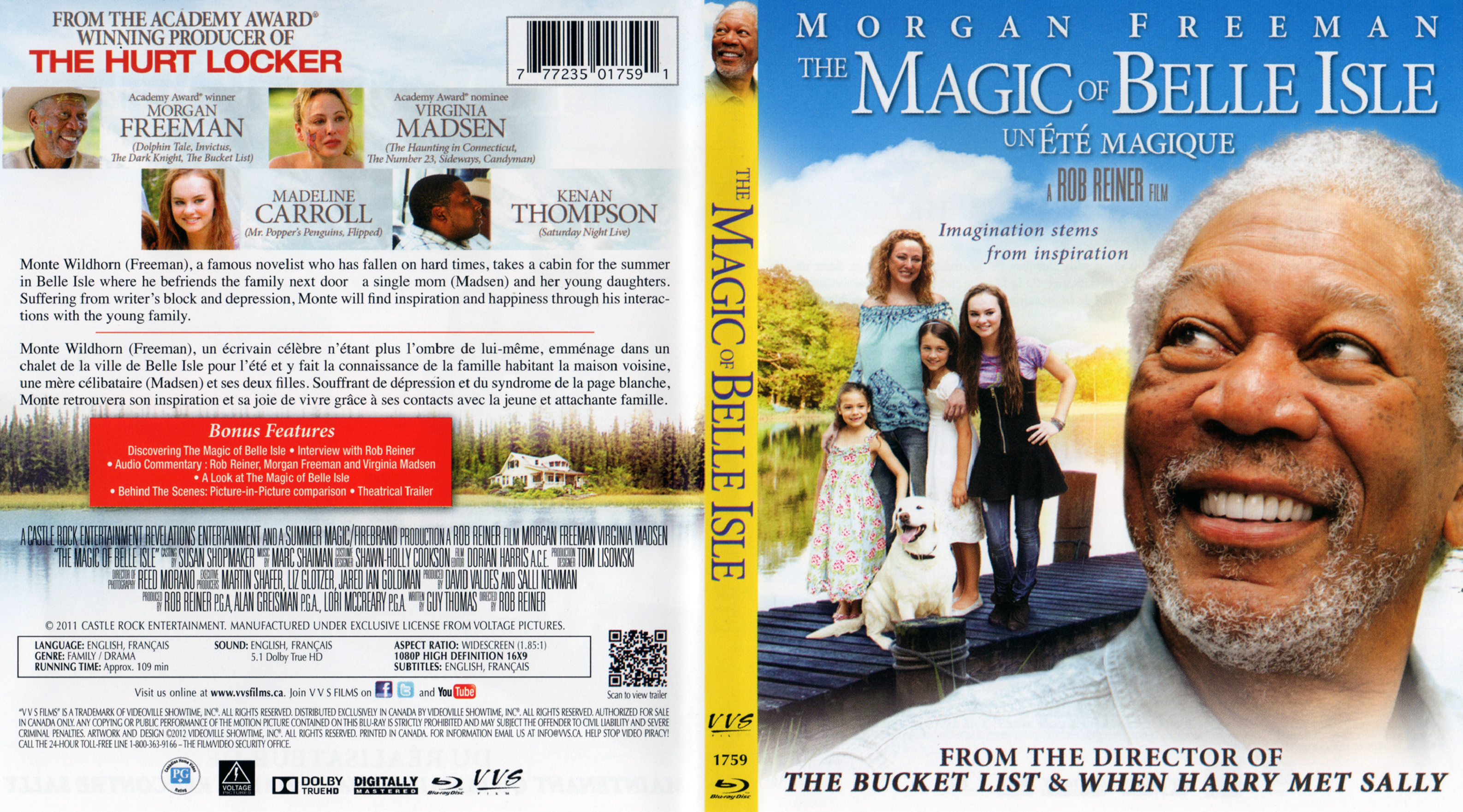 Jaquette DVD The magic of belle isle - Un t magique (Canadienne) (BLU-RAY)