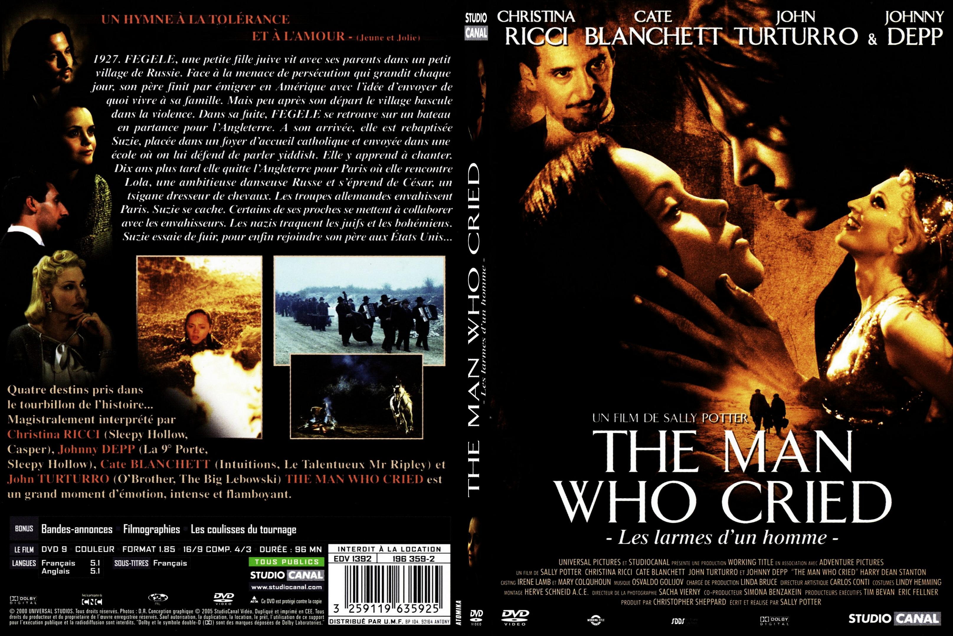 Jaquette DVD The man who cried - SLIM