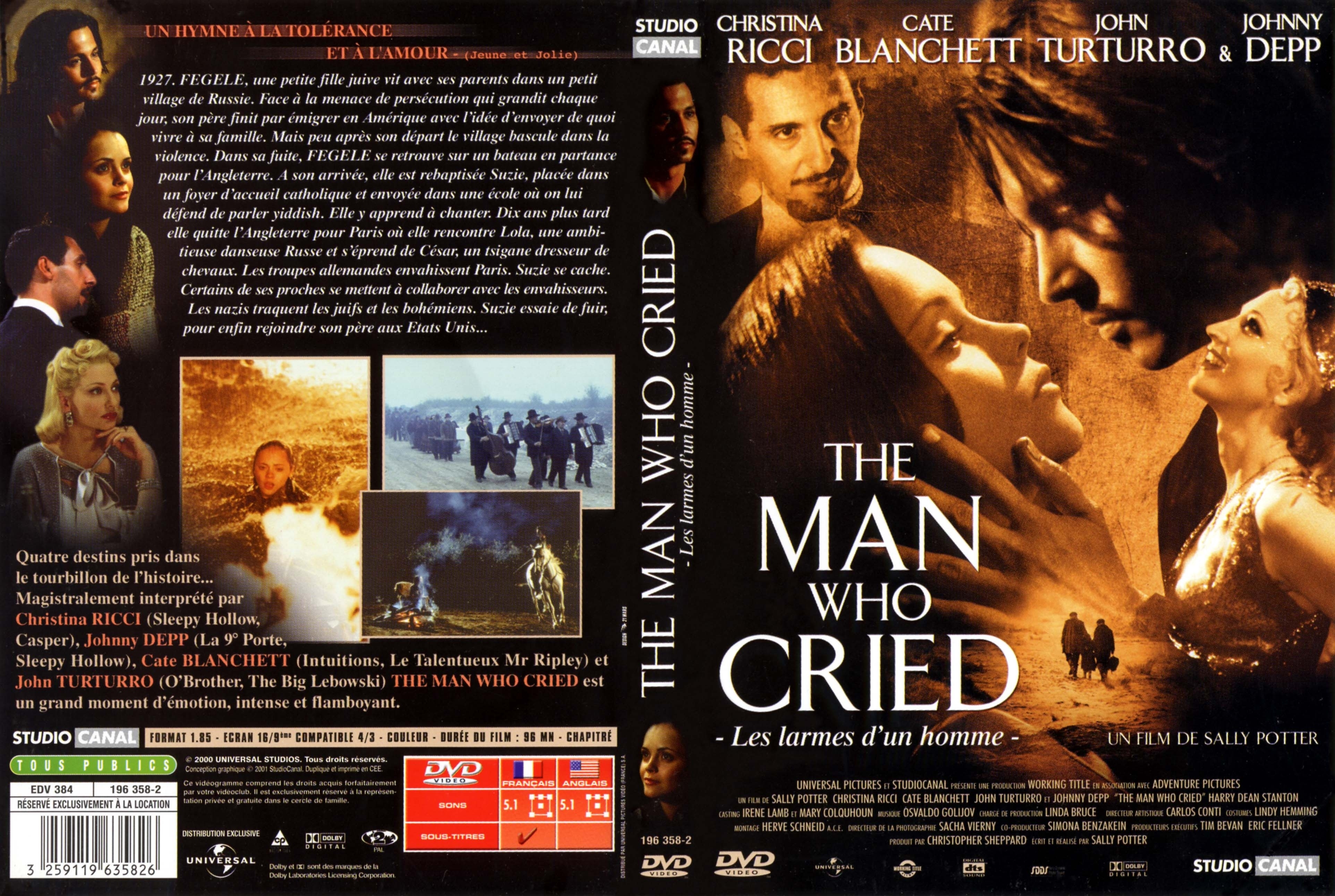 Jaquette DVD The man who cried v2