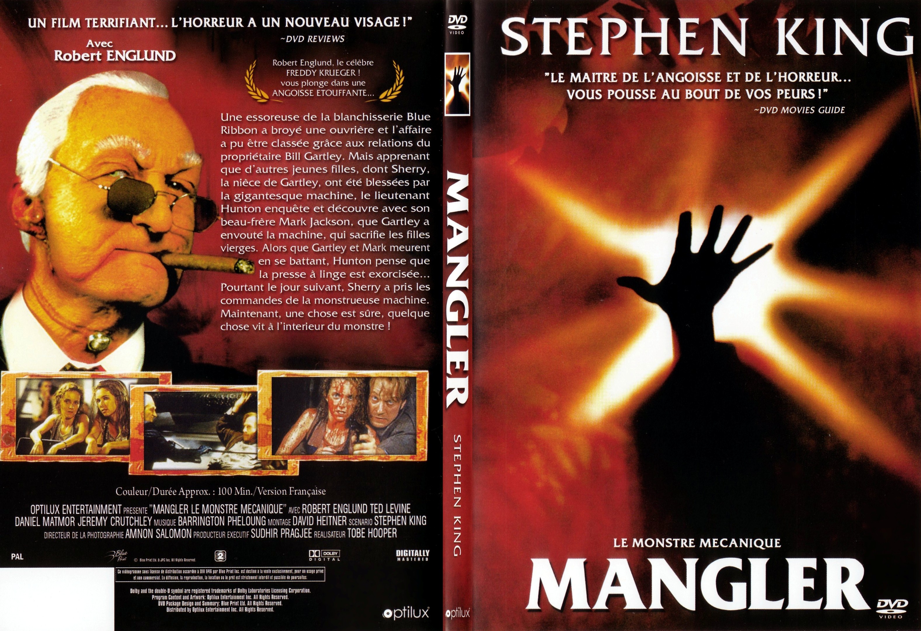 Jaquette DVD The mangler - SLIM