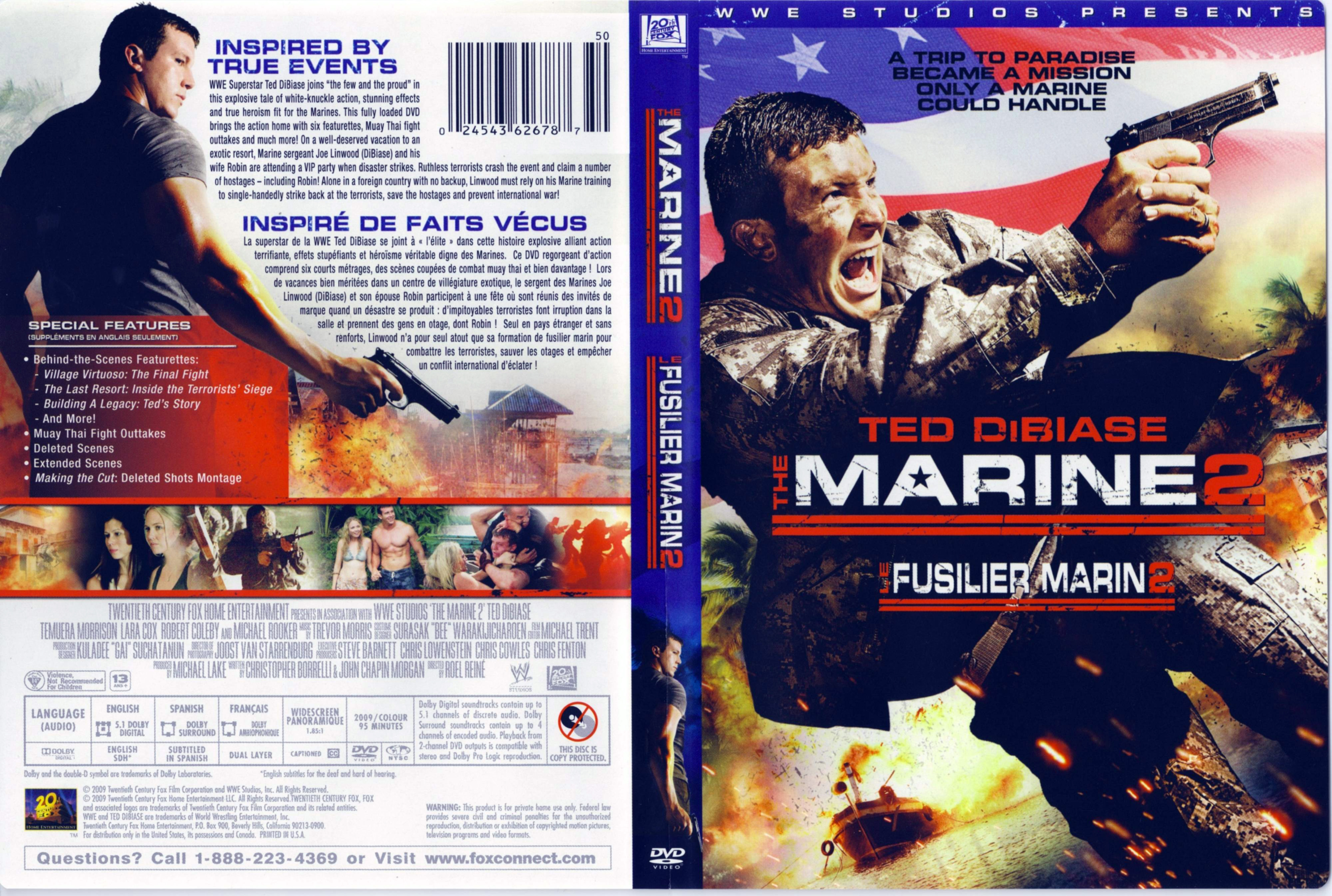 Jaquette DVD The marine 2 - Le fusilier marin 2 (Canadienne)