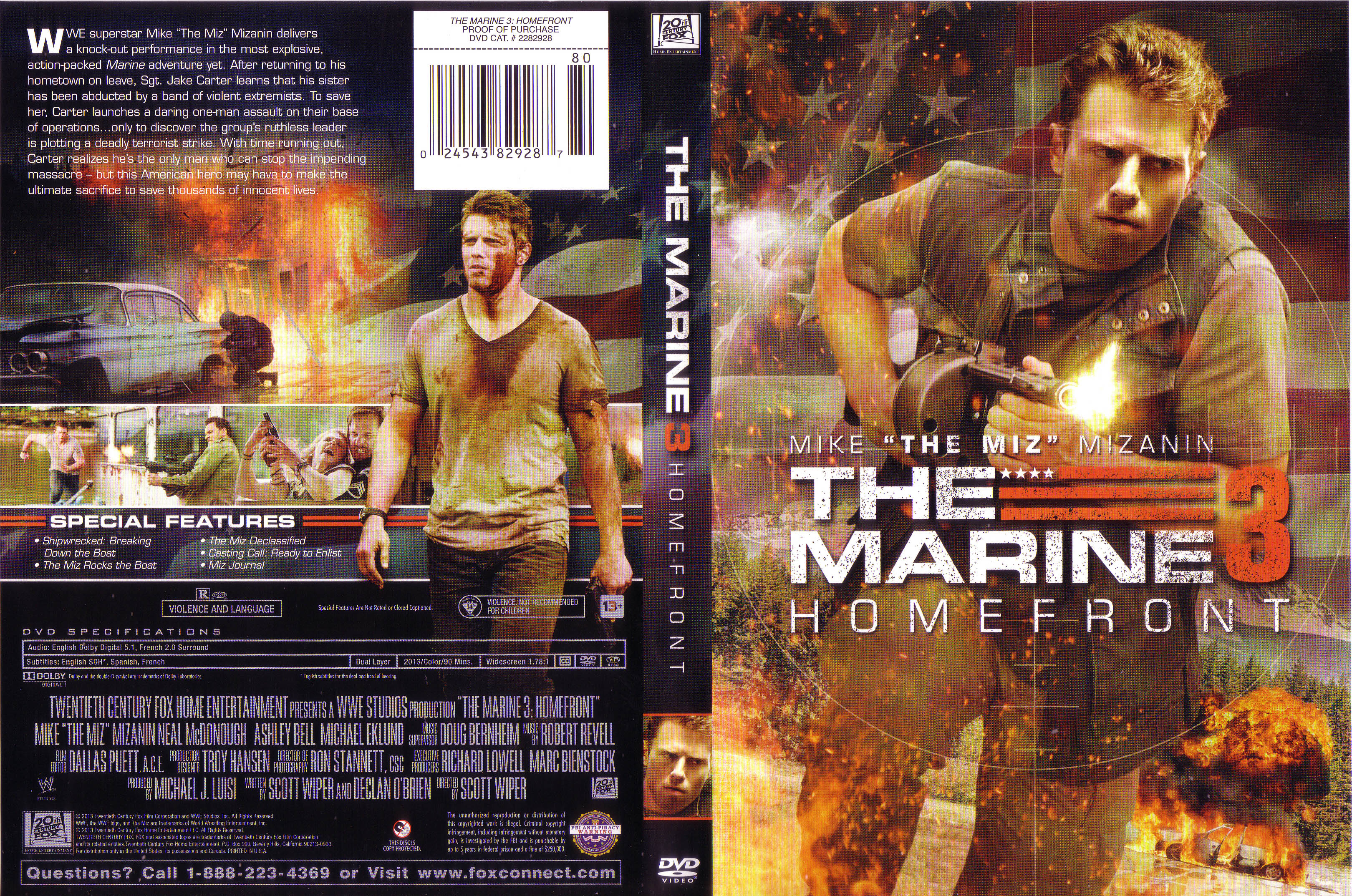 Jaquette DVD The marine 3 Zone 1