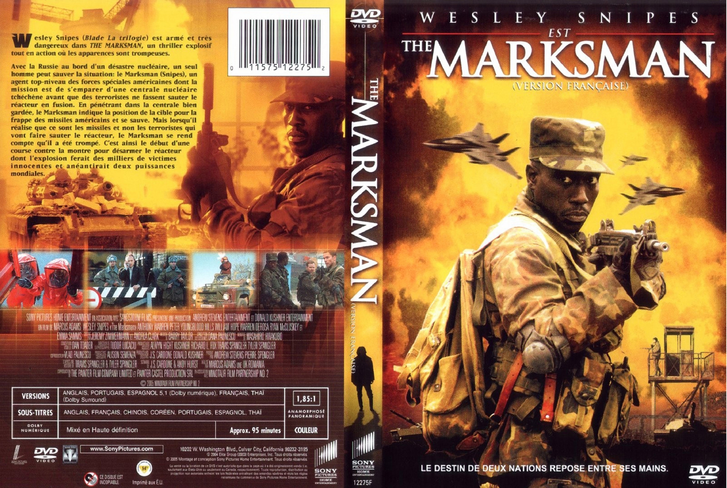 Jaquette DVD The marksman