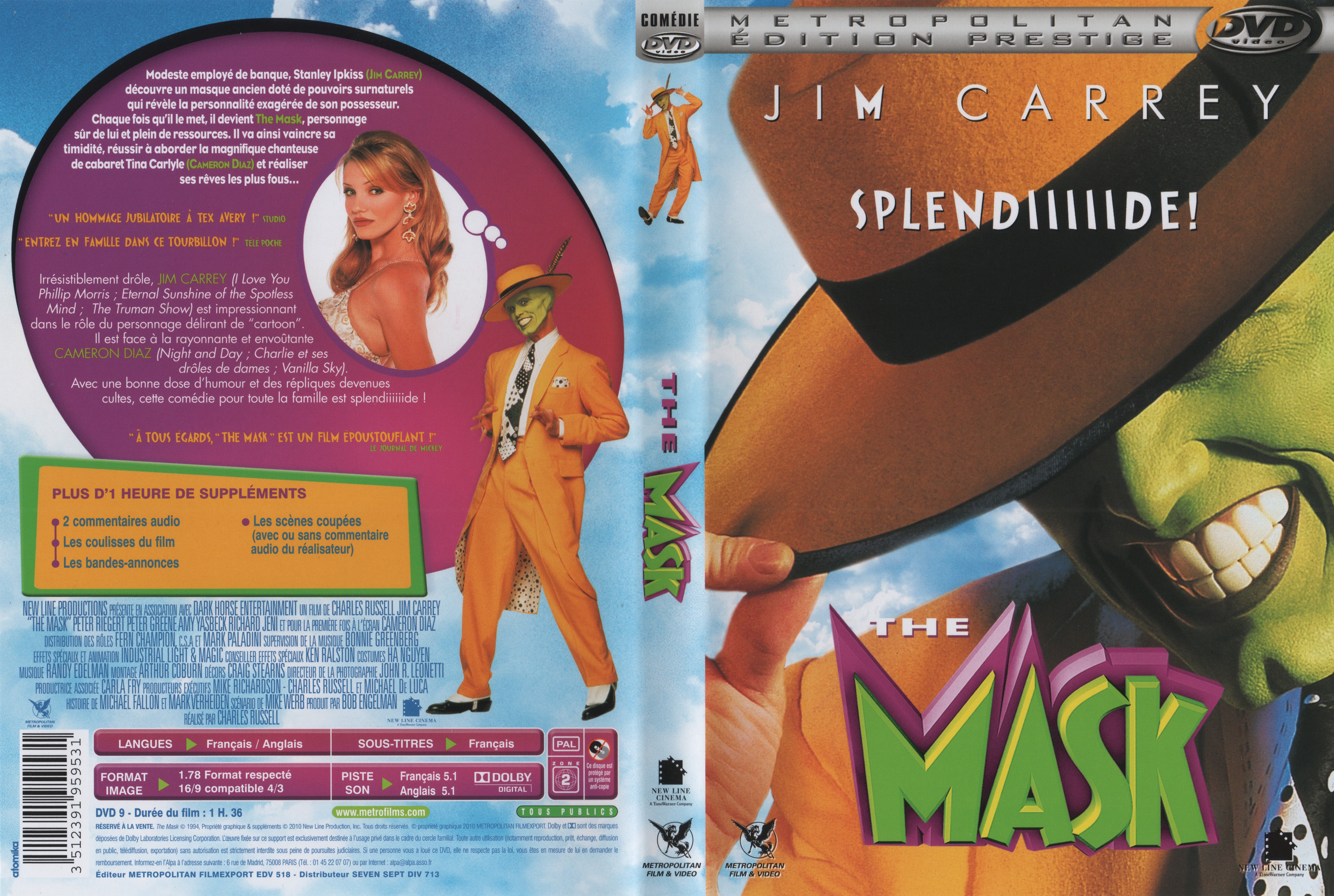 Jaquette DVD The mask v3