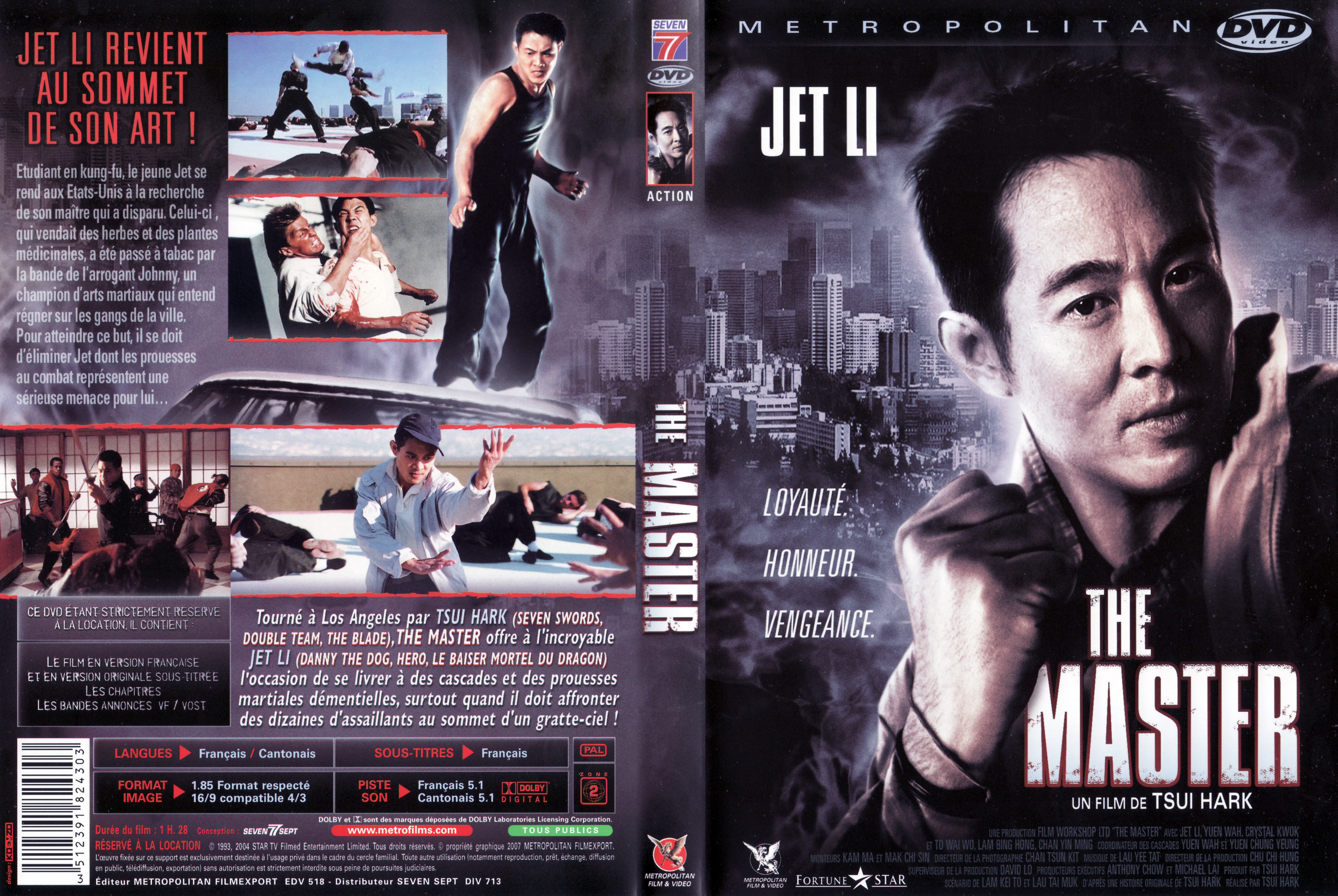 Jaquette DVD The master