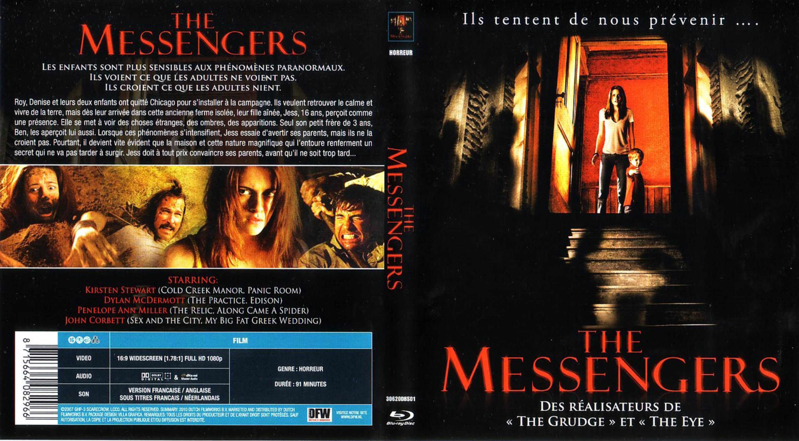 Jaquette DVD The messengers (BLU-RAY)