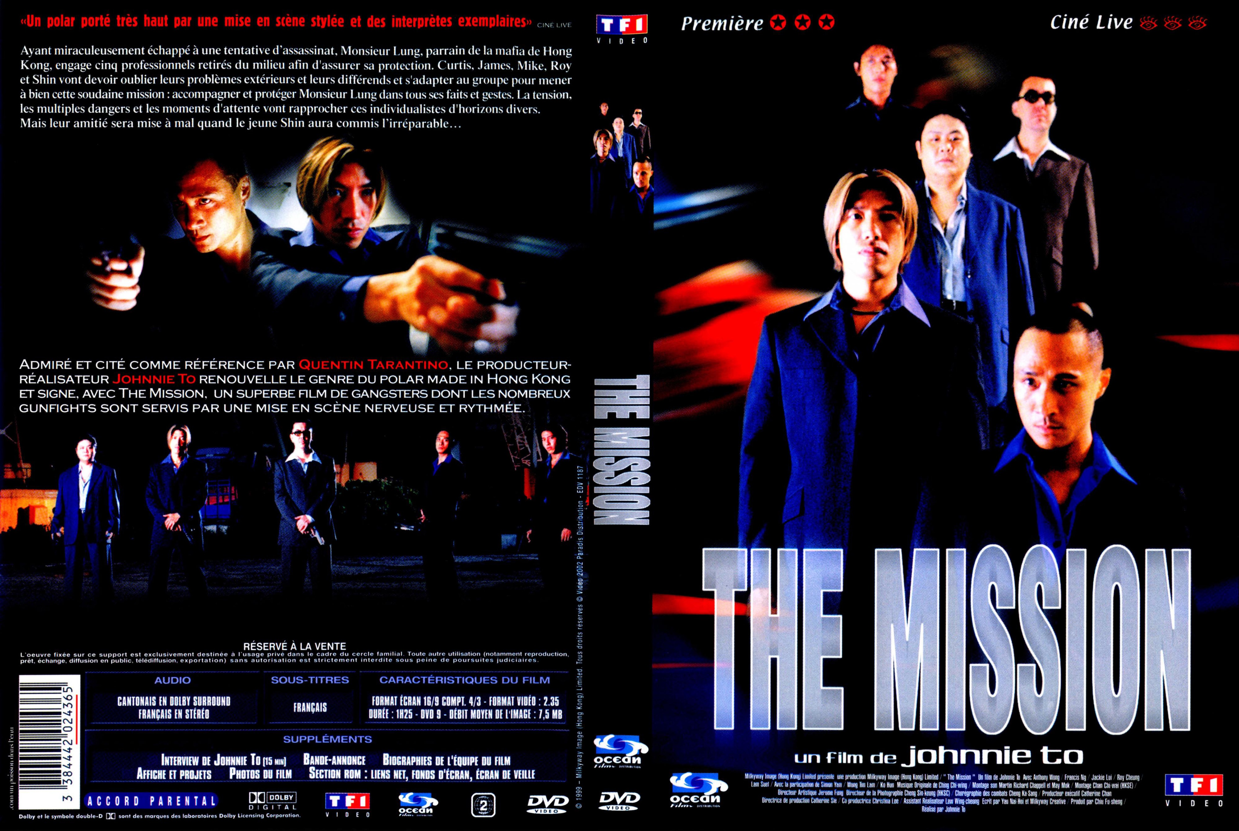 Jaquette DVD The mission