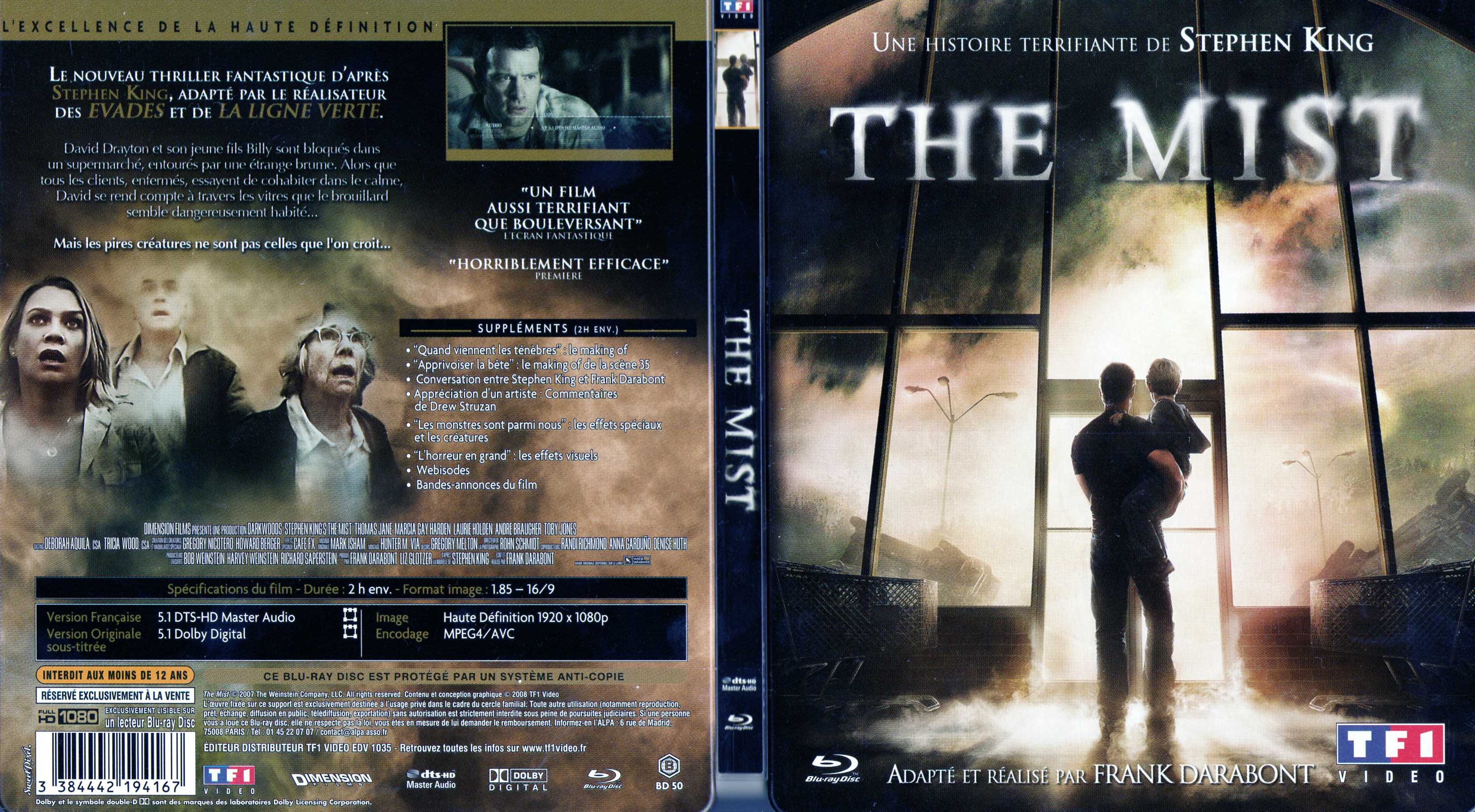 Jaquette DVD The mist (BLU-RAY)
