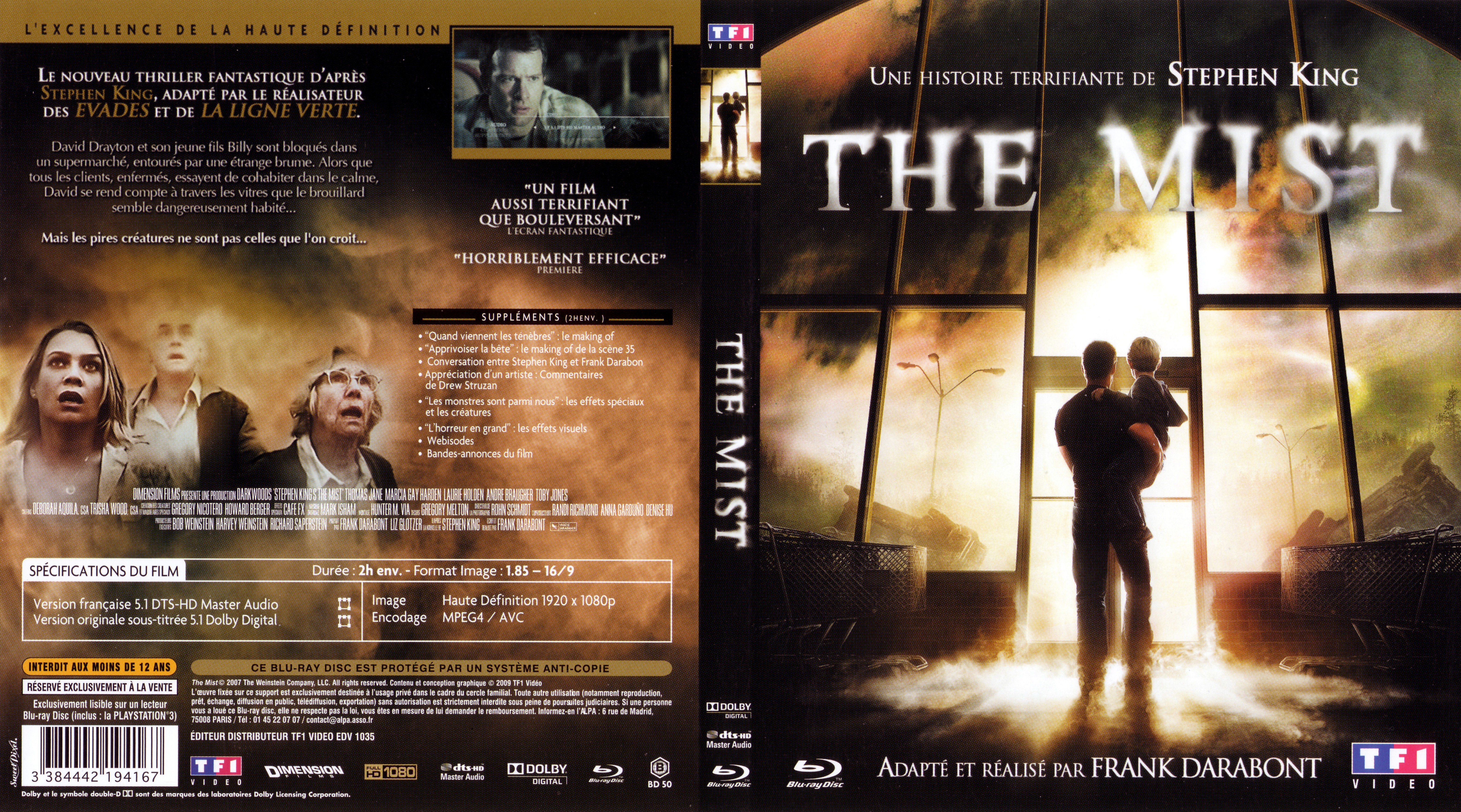 Jaquette DVD The mist (BLU-RAY) v3
