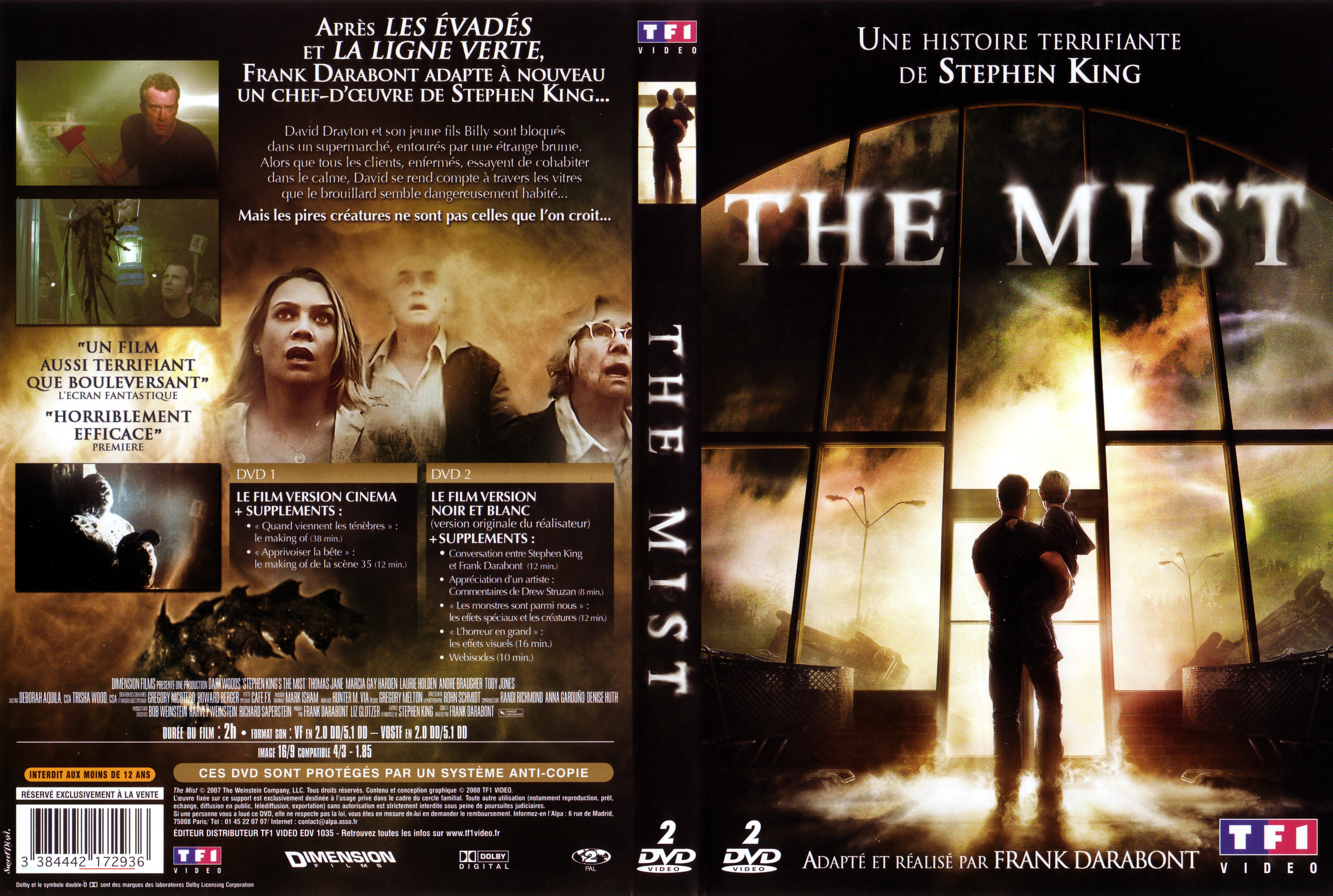 Jaquette DVD The mist v4