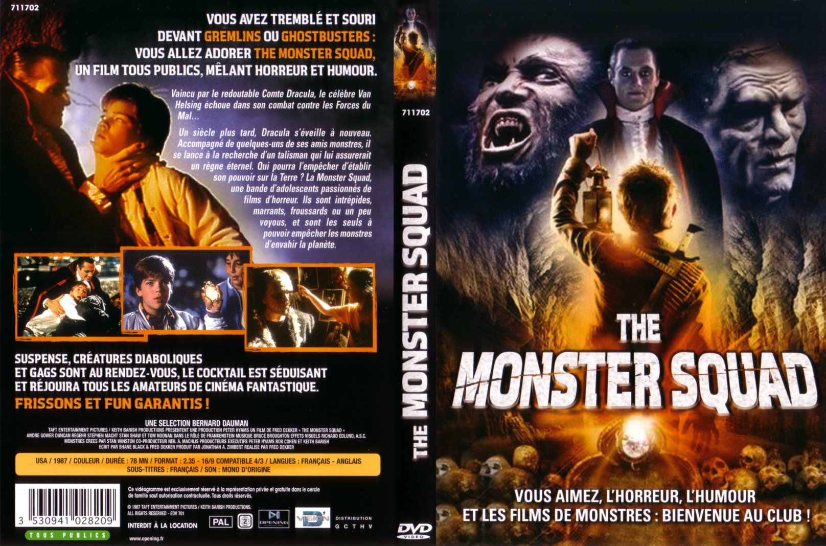 Jaquette DVD The monster squad
