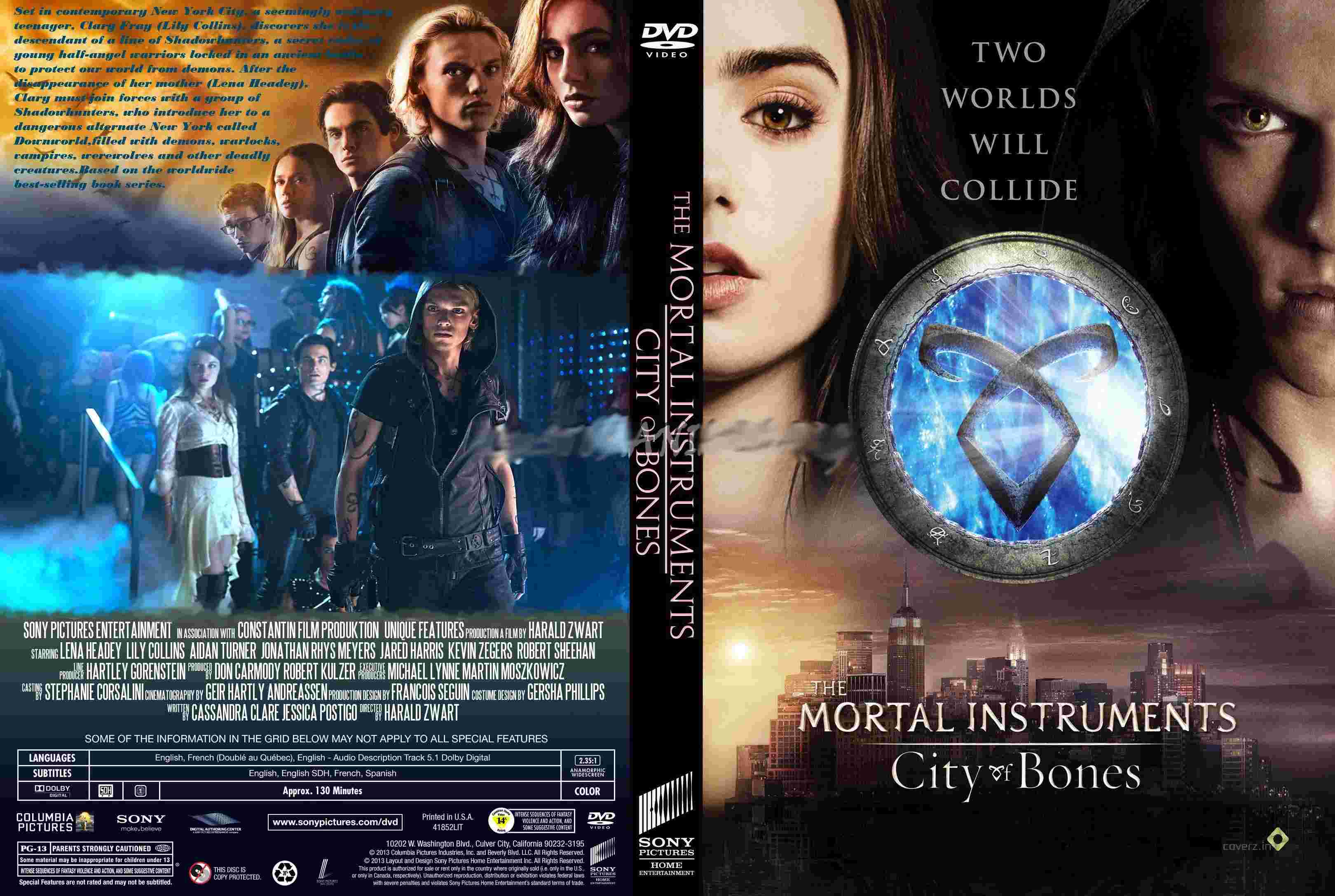 Jaquette DVD The mortal instruments la cit des tnbres zone 1