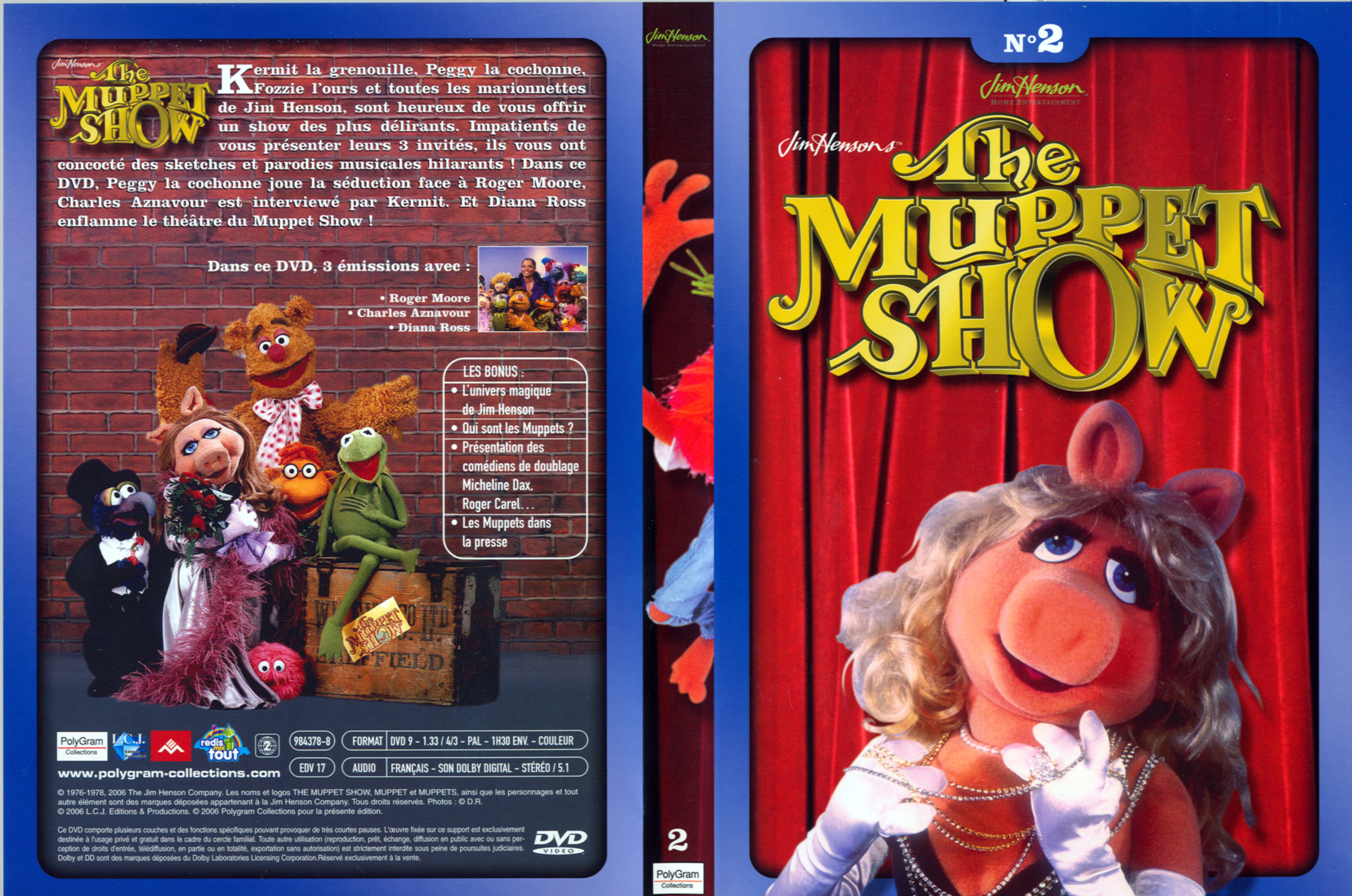 Jaquette DVD The muppet show vol 2