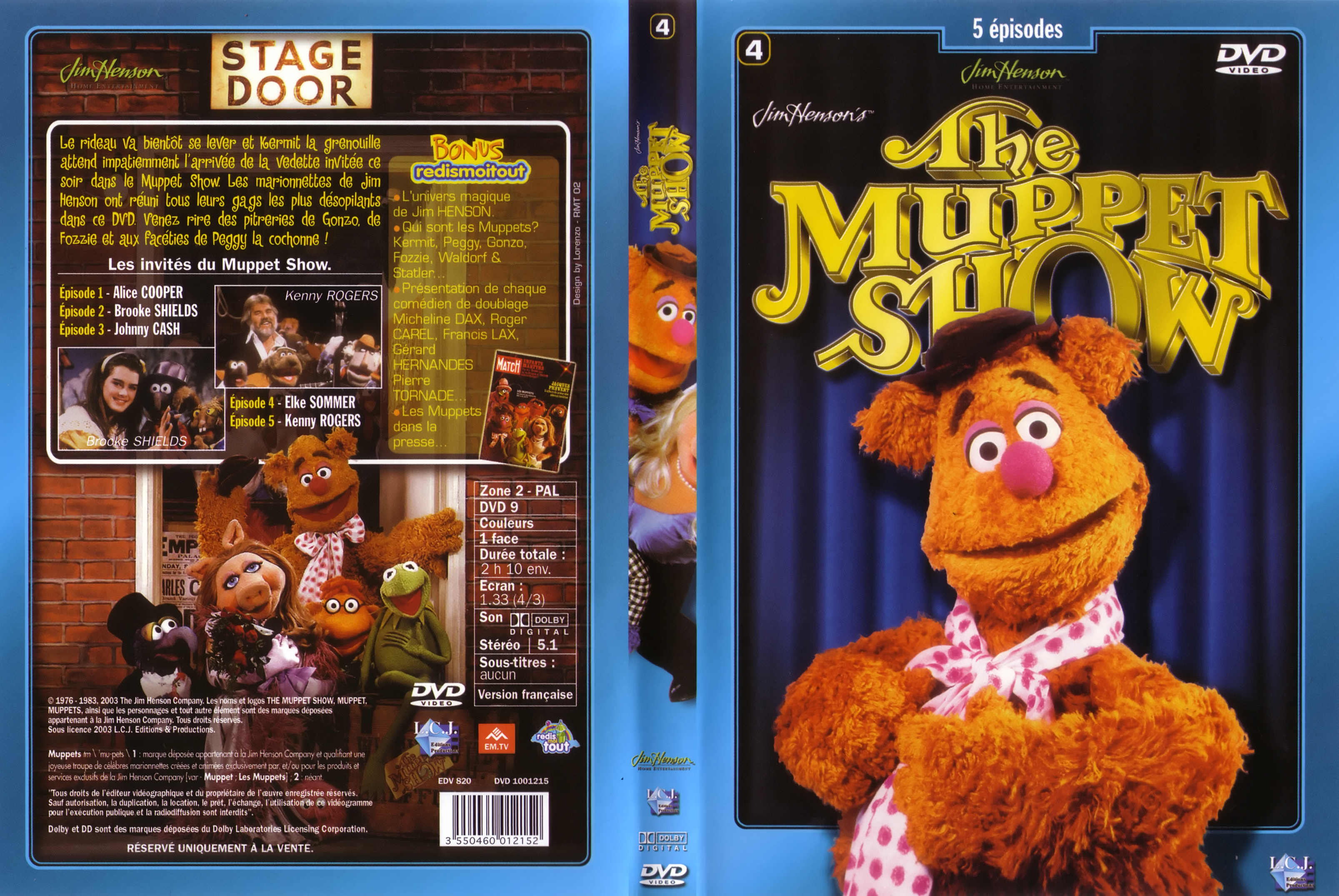 Jaquette DVD The muppet show vol 2 DVD 4