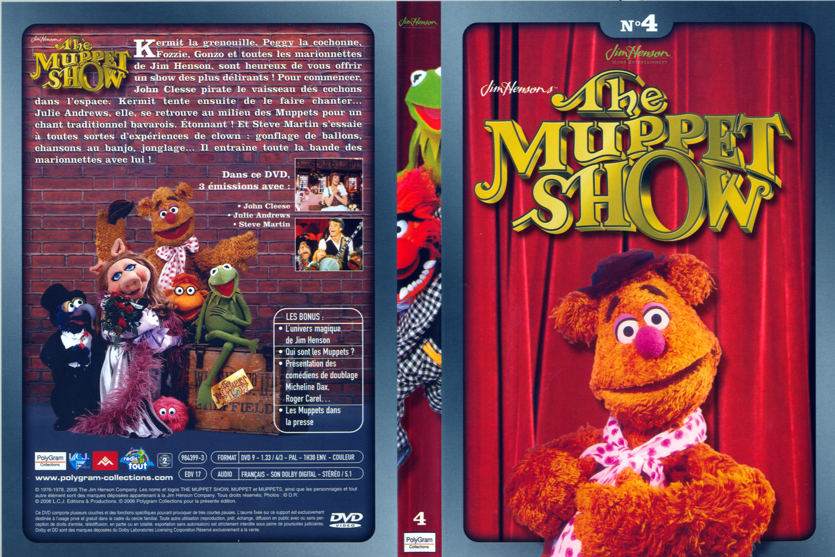 Jaquette DVD The muppet show vol 4