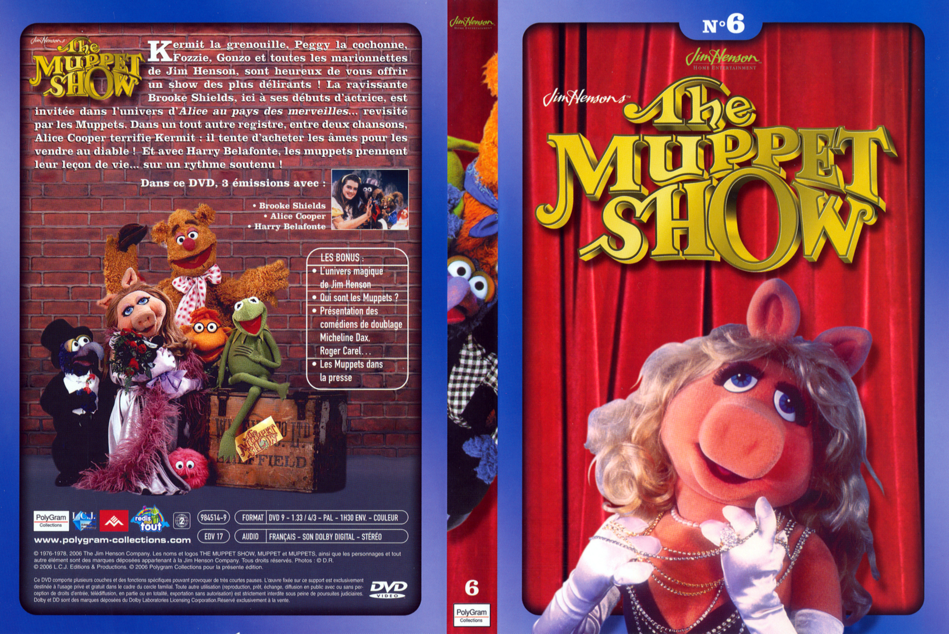 Jaquette DVD The muppet show vol 6