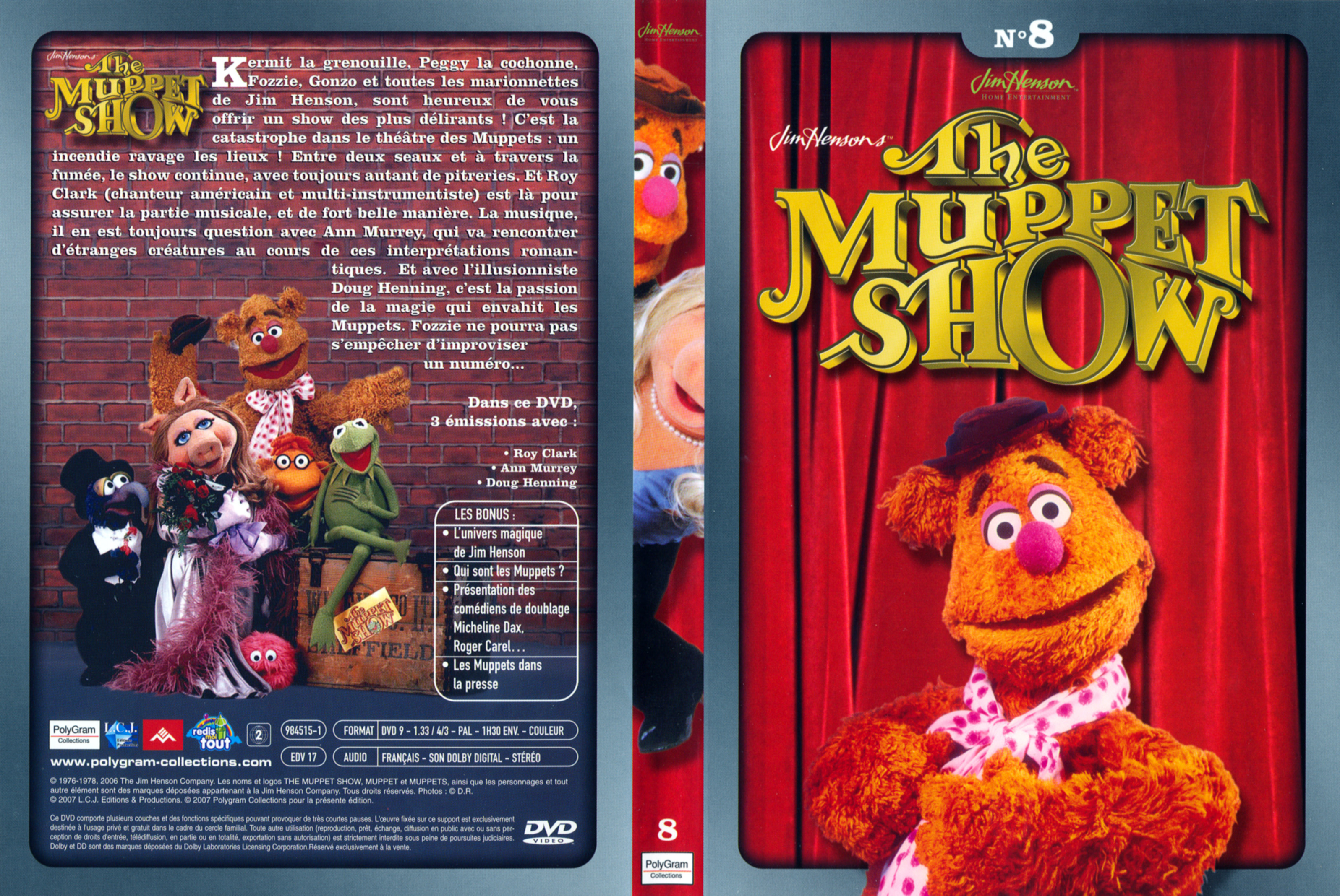 Jaquette DVD The muppet show vol 8