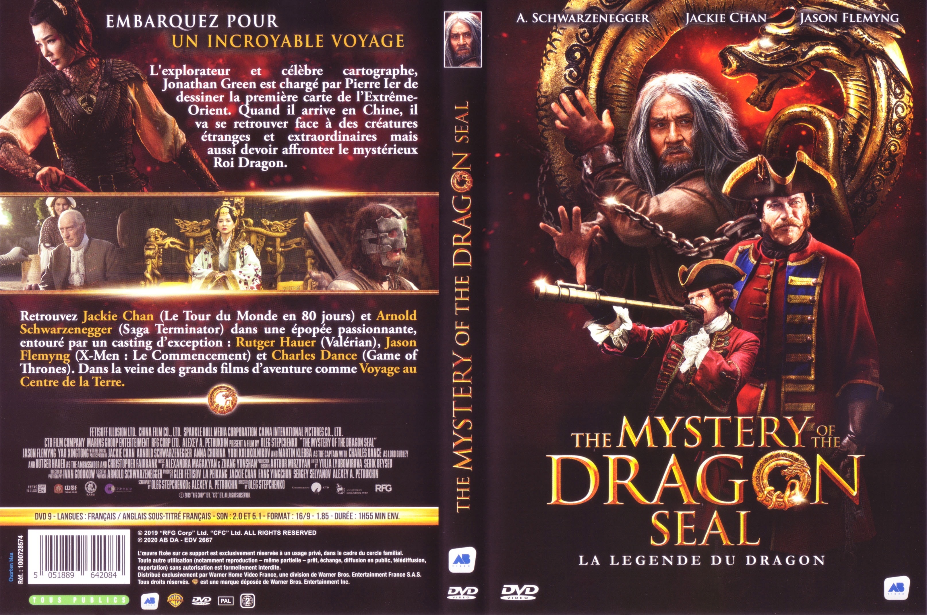 Jaquette DVD The mystery of the dragon seal - La lgende du dragon