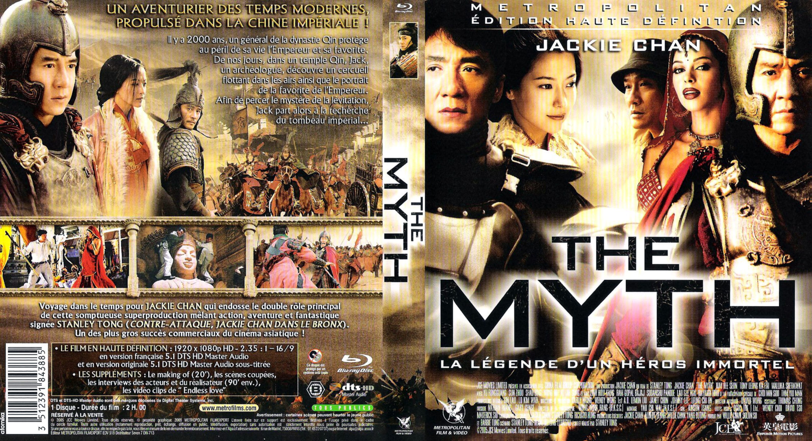 Jaquette DVD The myth (Jackie Chan) (BLU-RAY)