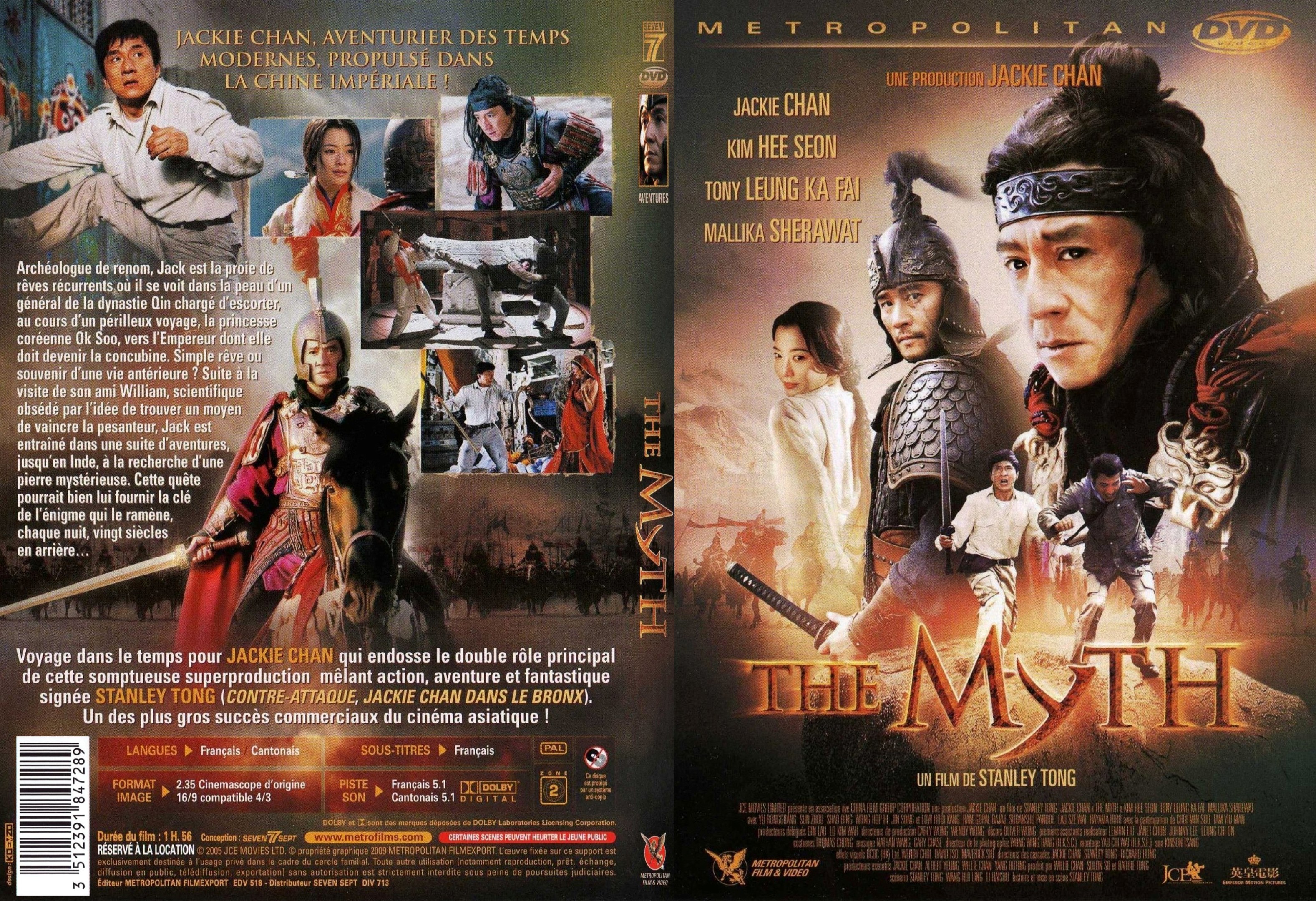 Jaquette DVD The myth (Jackie Chan) - SLIM