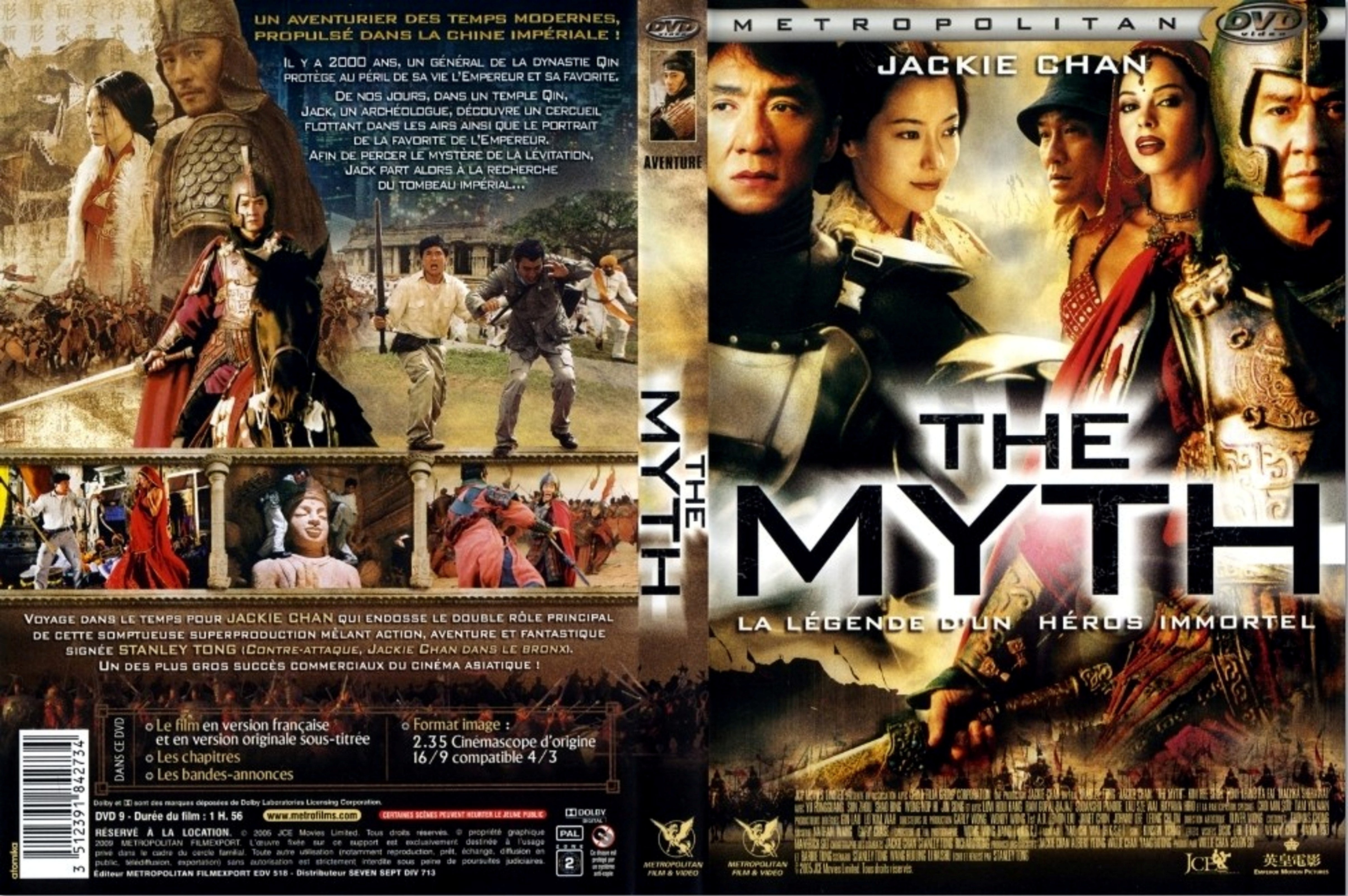 Jaquette DVD The myth (Jackie Chan) v2