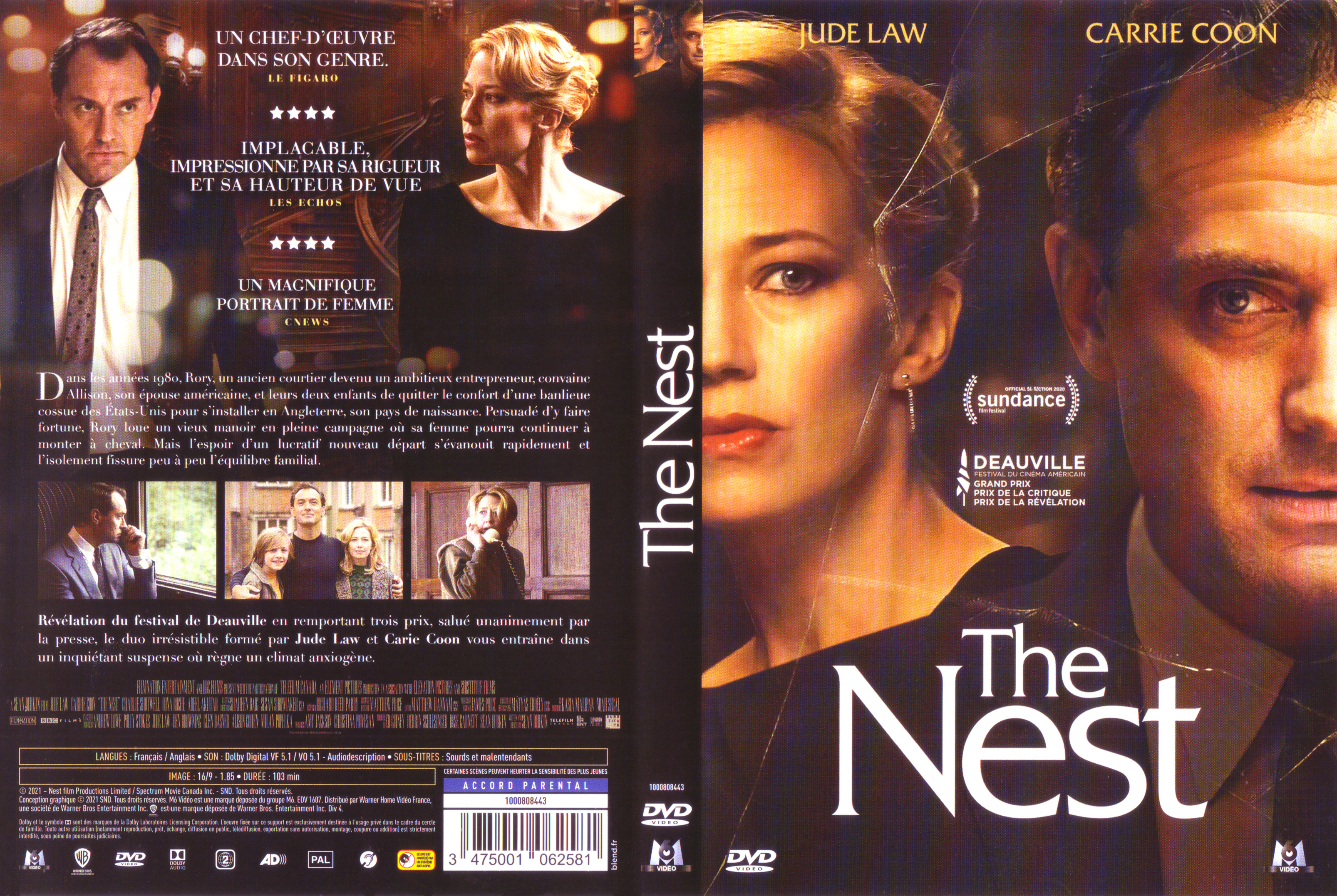 Jaquette DVD The nest