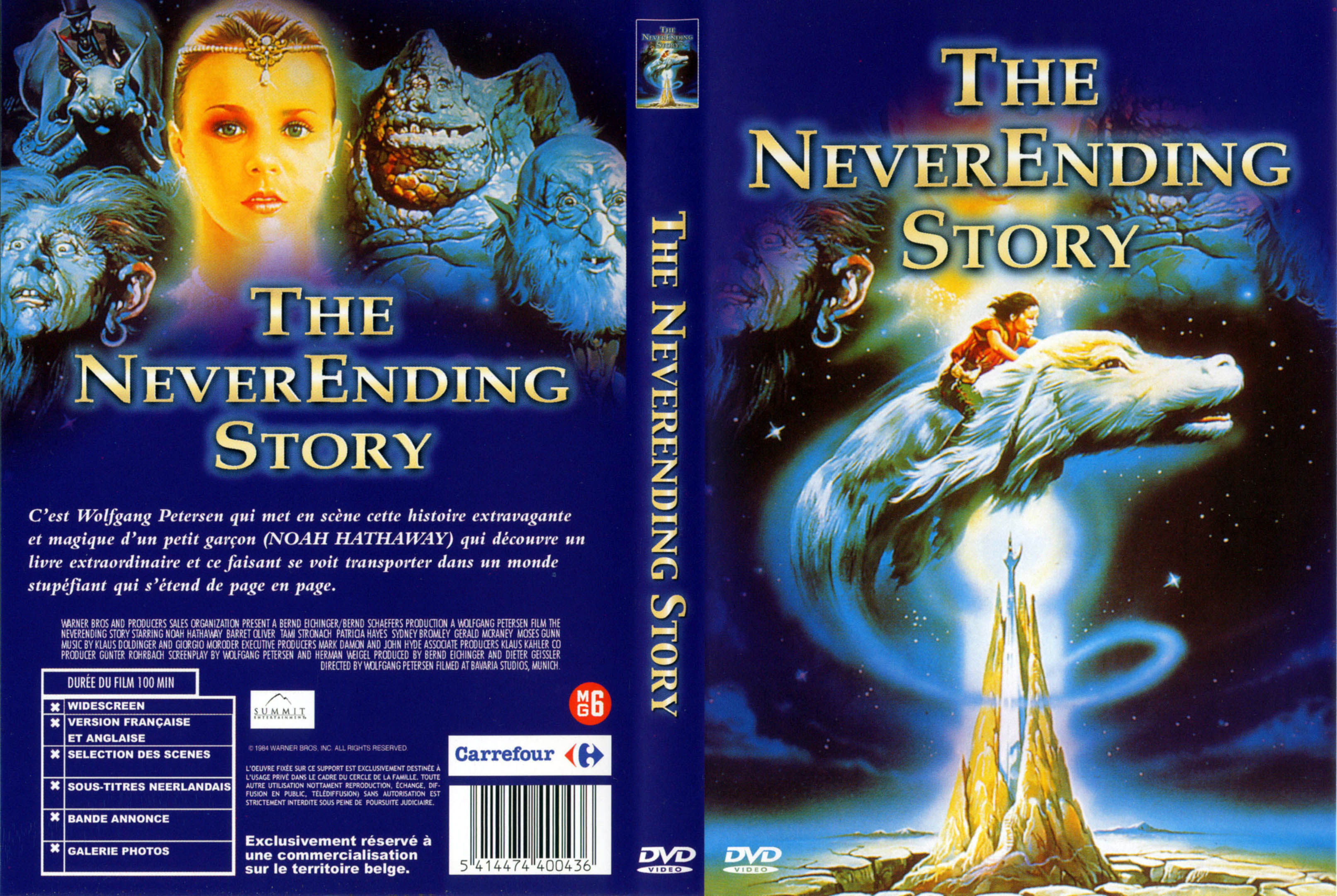 Jaquette DVD The neverending story
