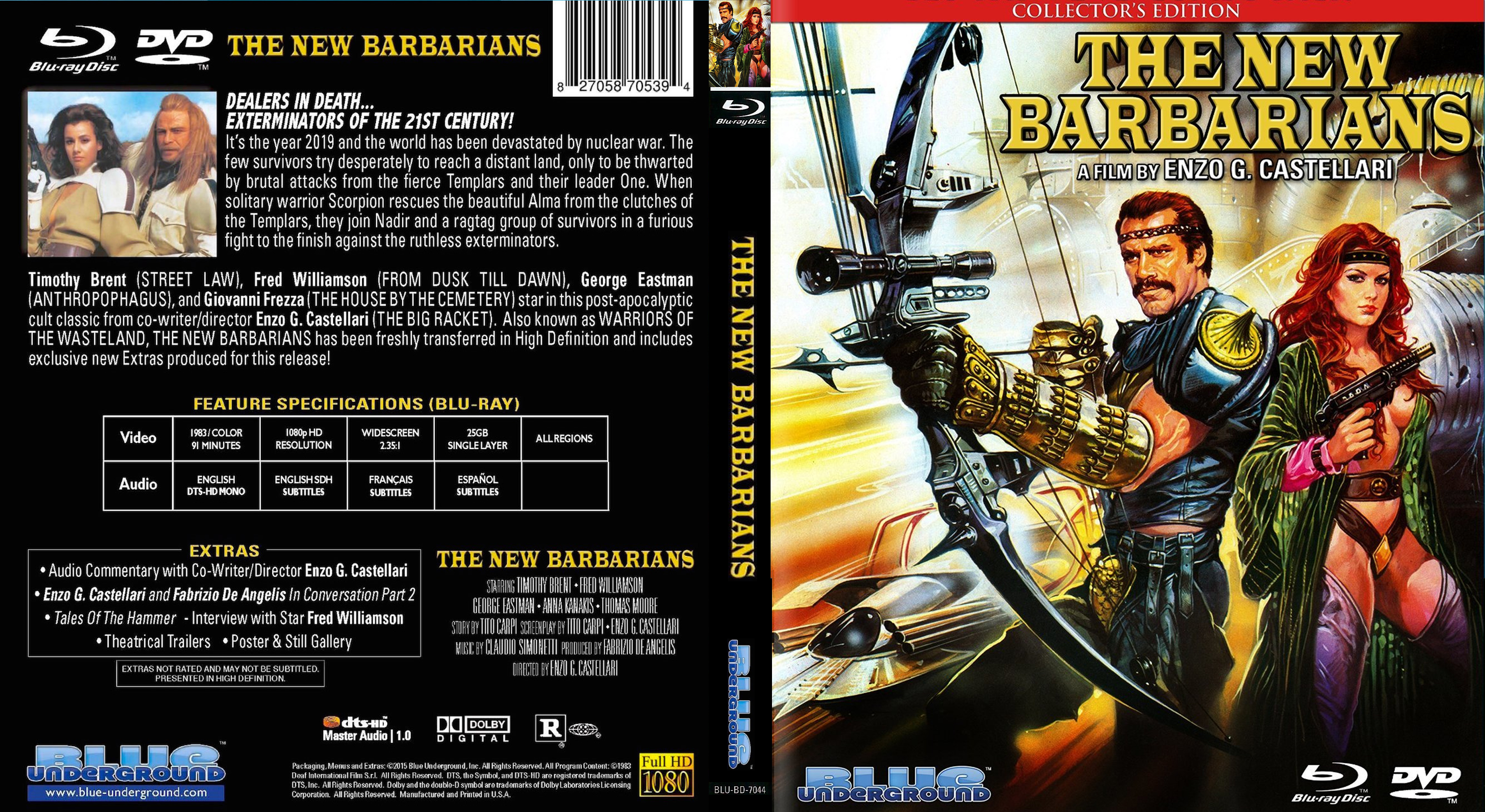 Jaquette DVD The new barbarians Zone 1