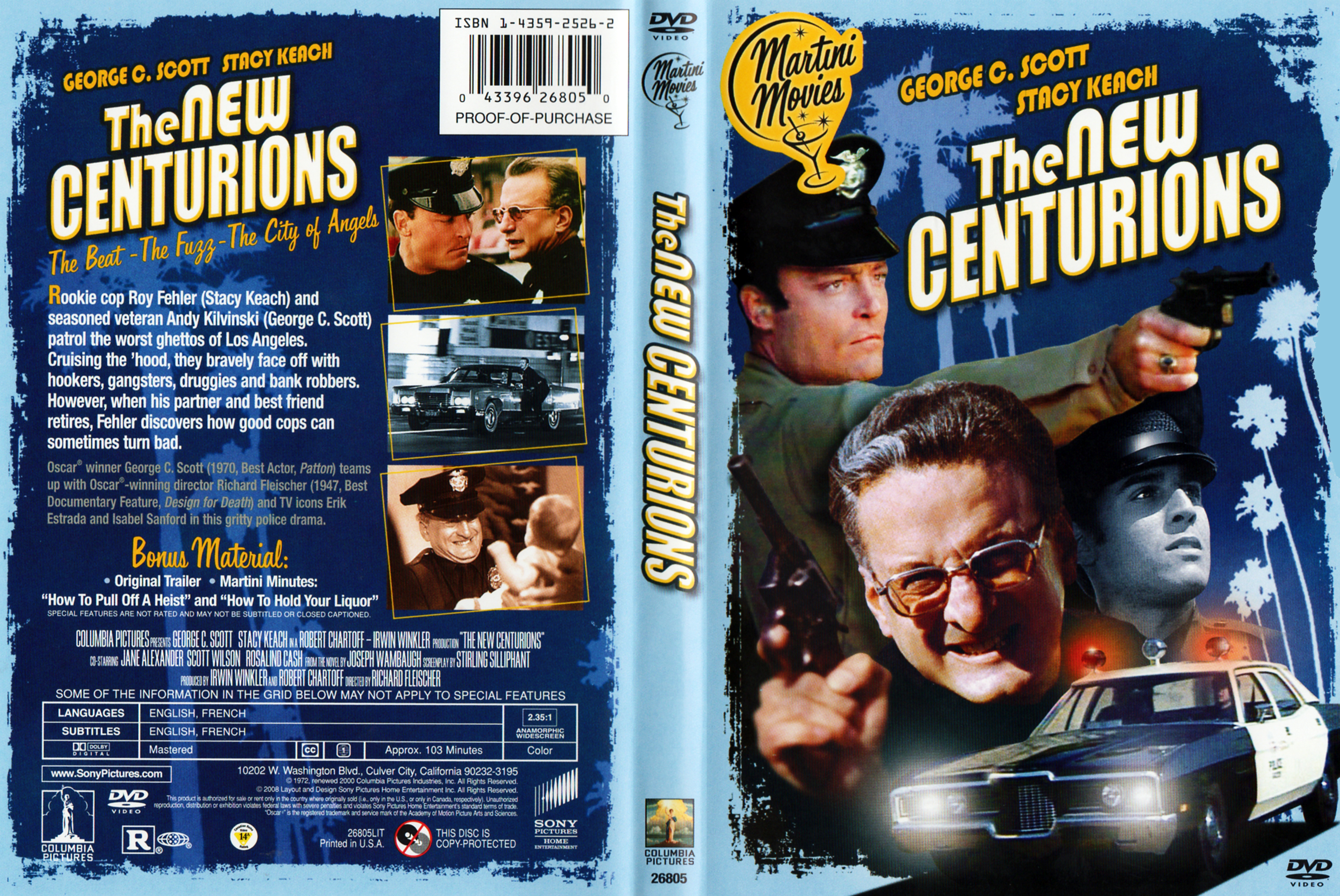 Jaquette DVD The new centurions Zone 1