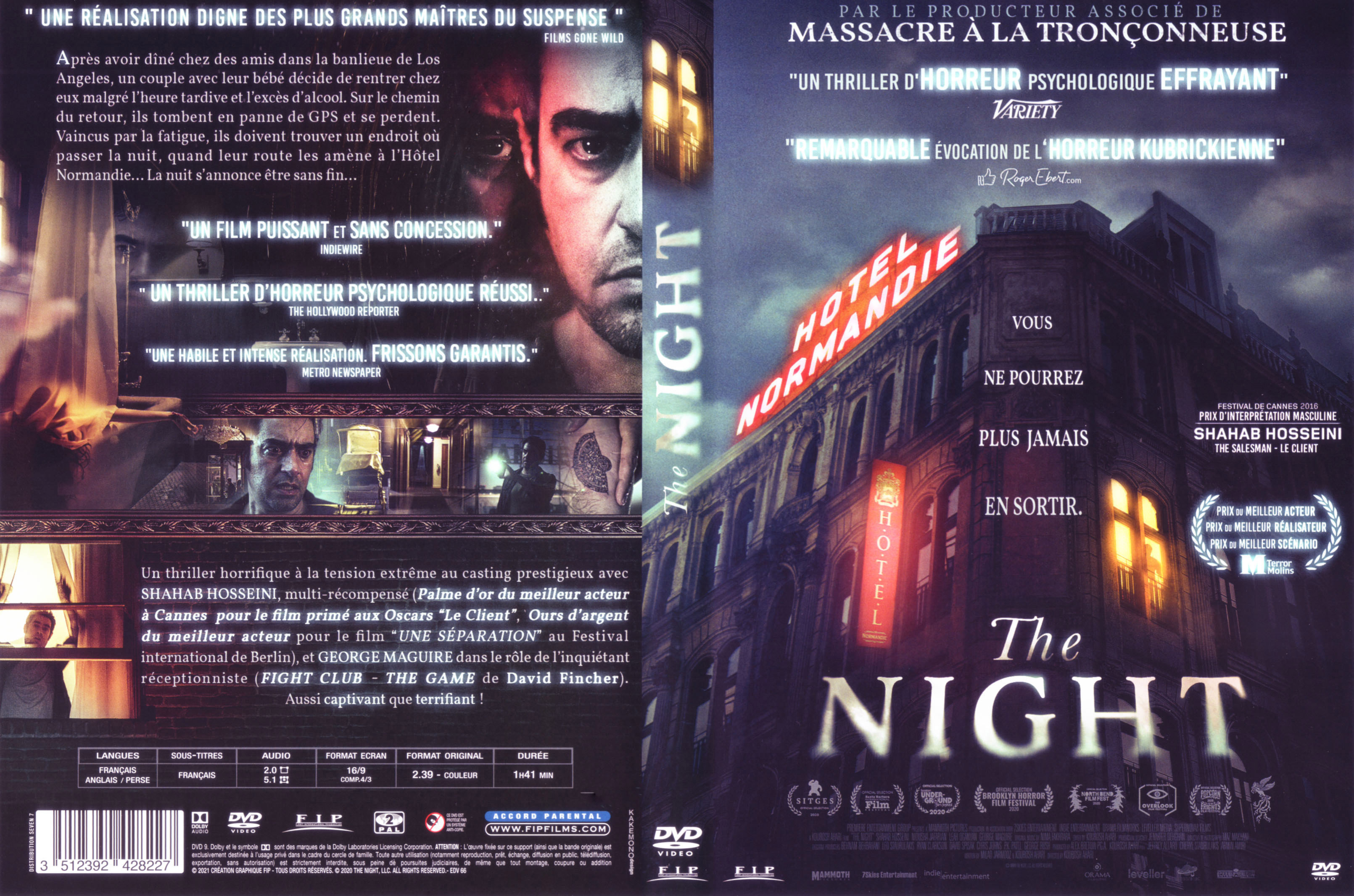 Jaquette DVD The night (2020)