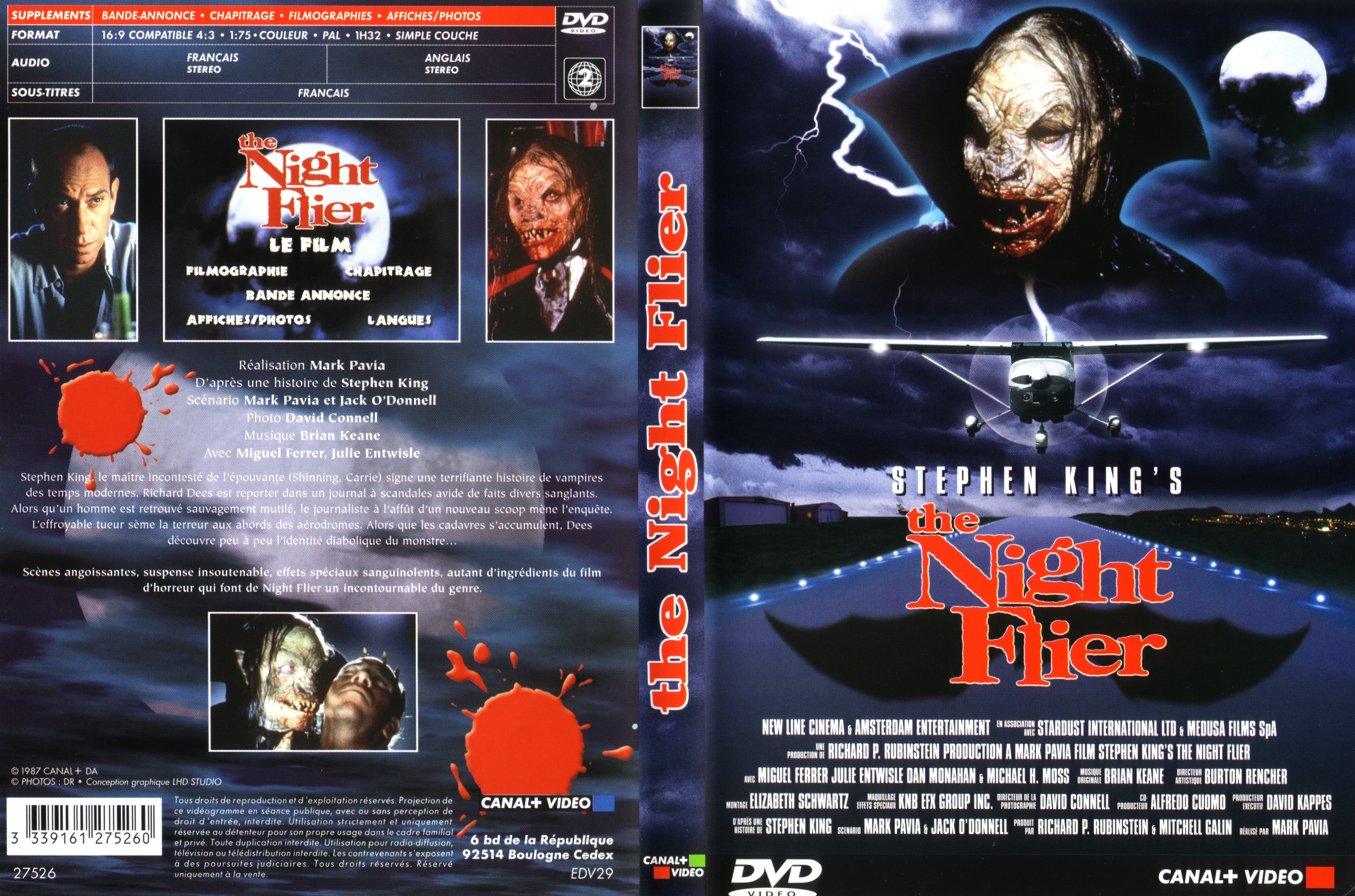 Jaquette DVD The night flier