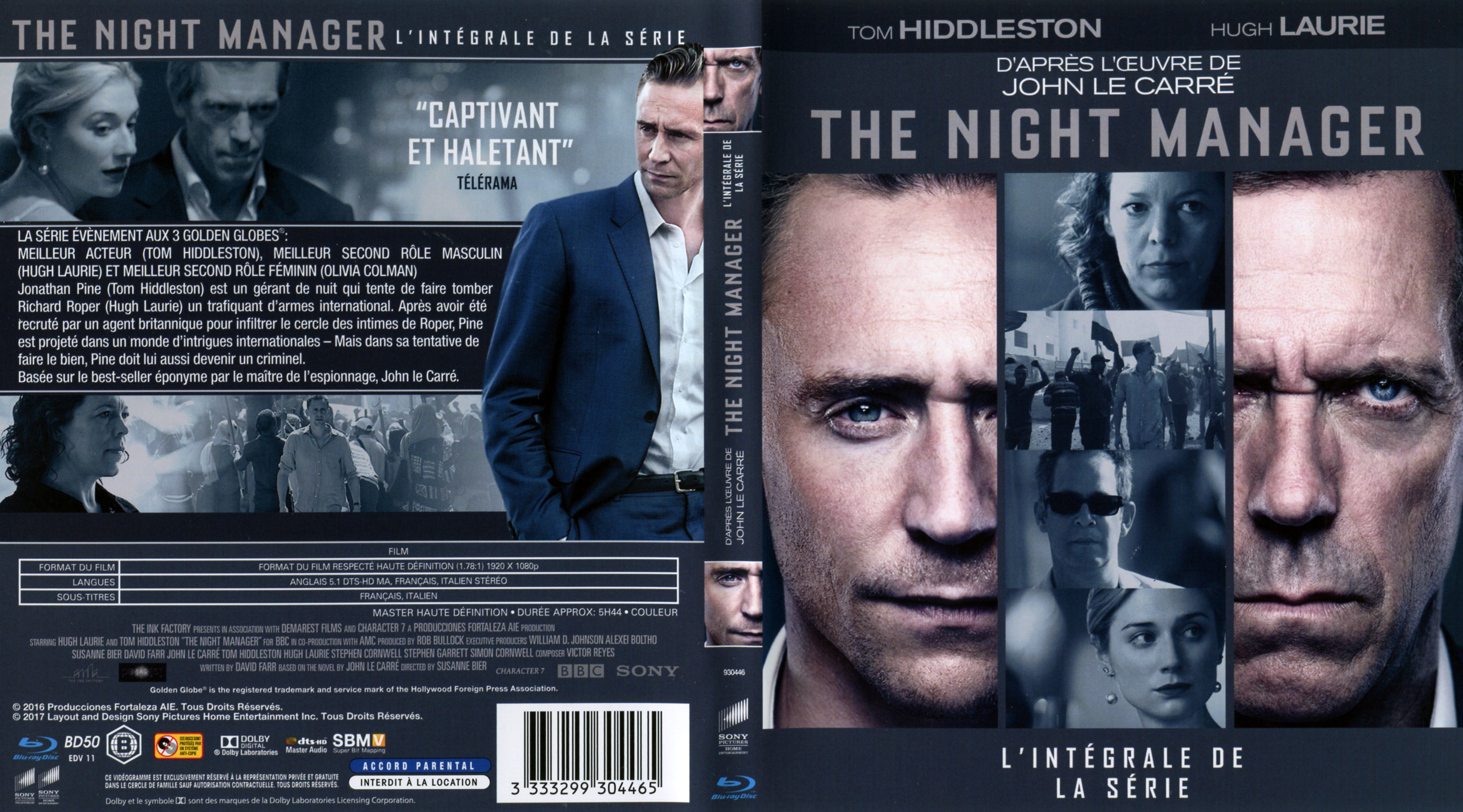 Jaquette DVD The night manager (BLU-RAY)
