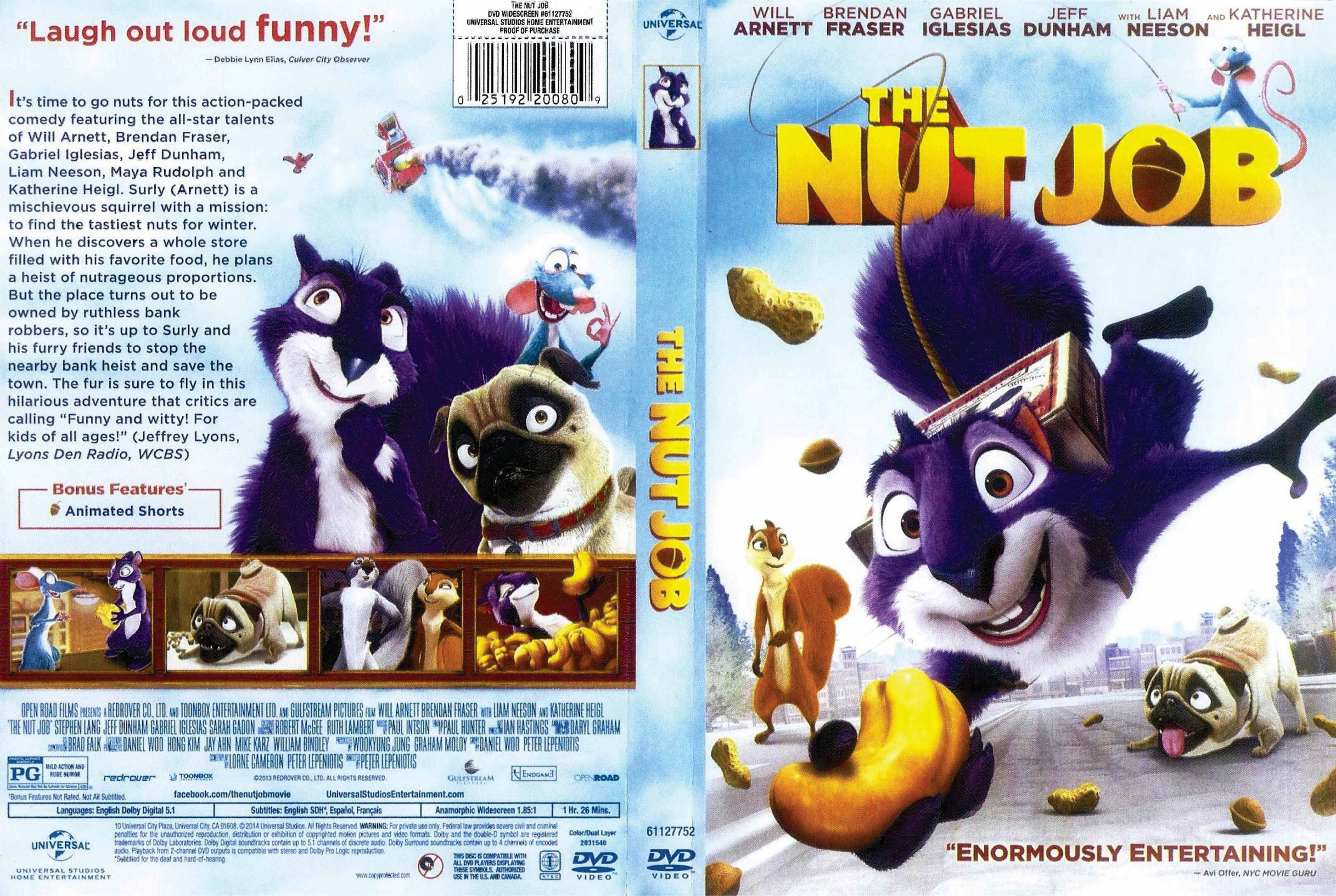 Jaquette DVD The nut job - Opration Casse-noisette Zone 1