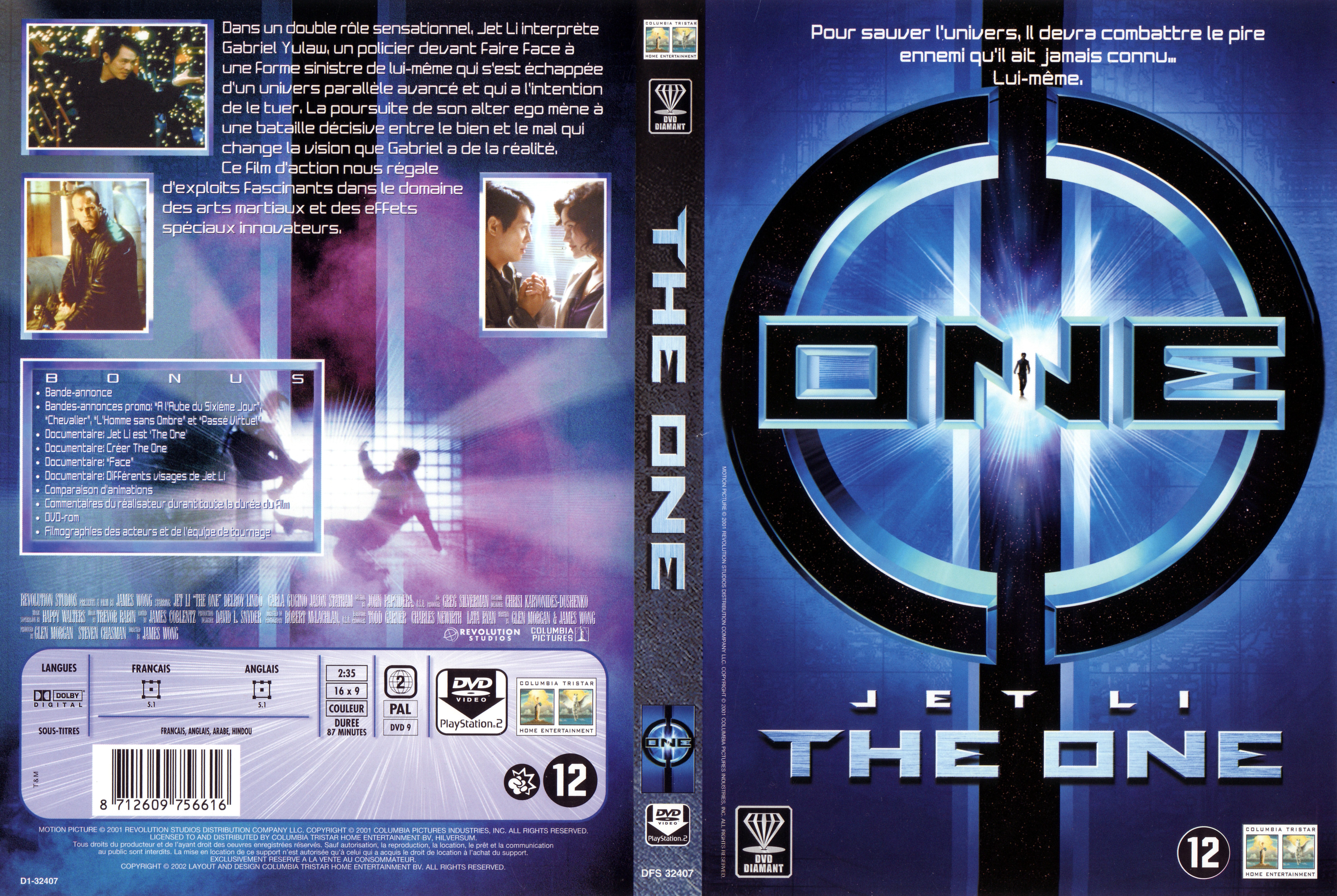 Jaquette DVD The one v2