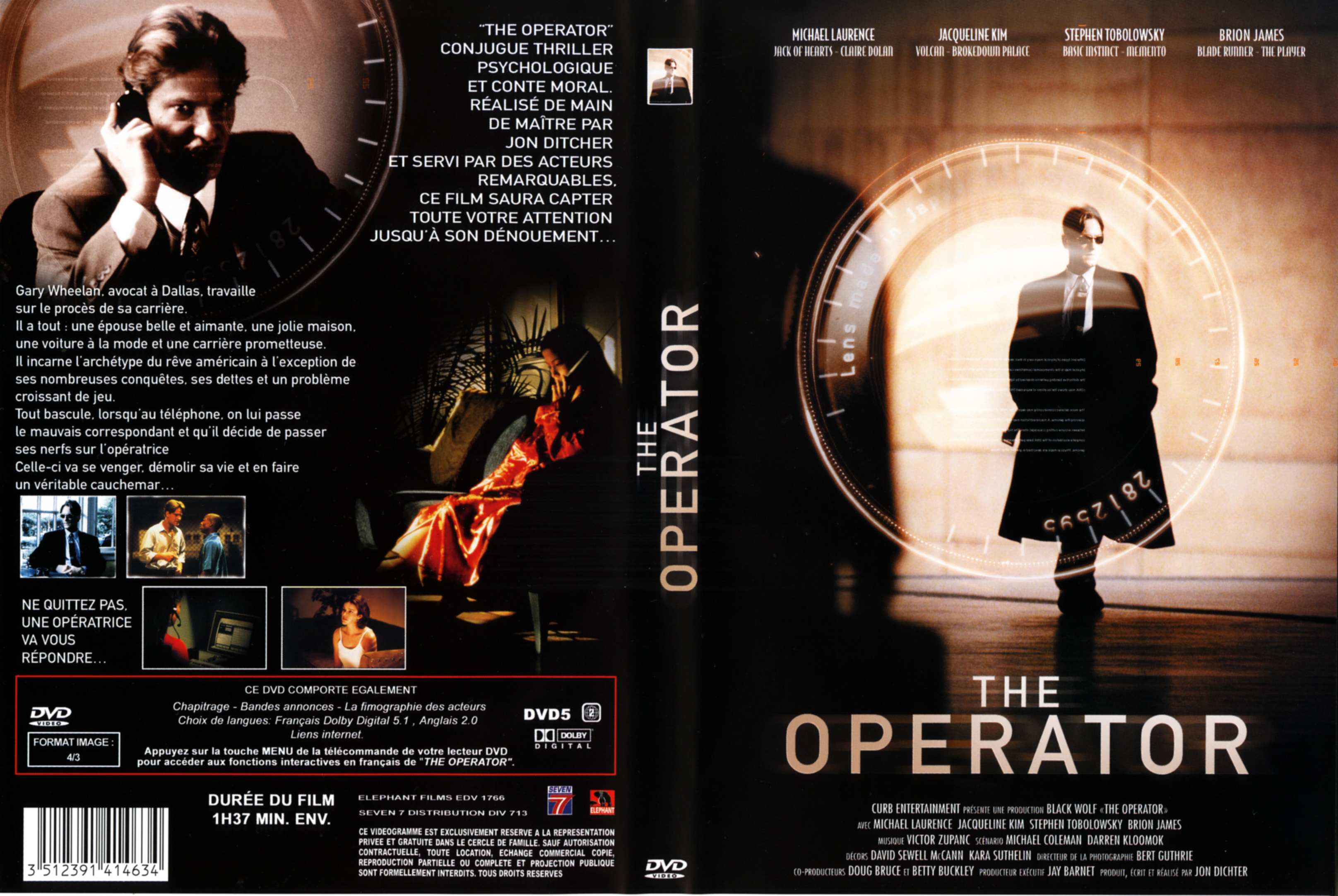 Jaquette DVD The operator