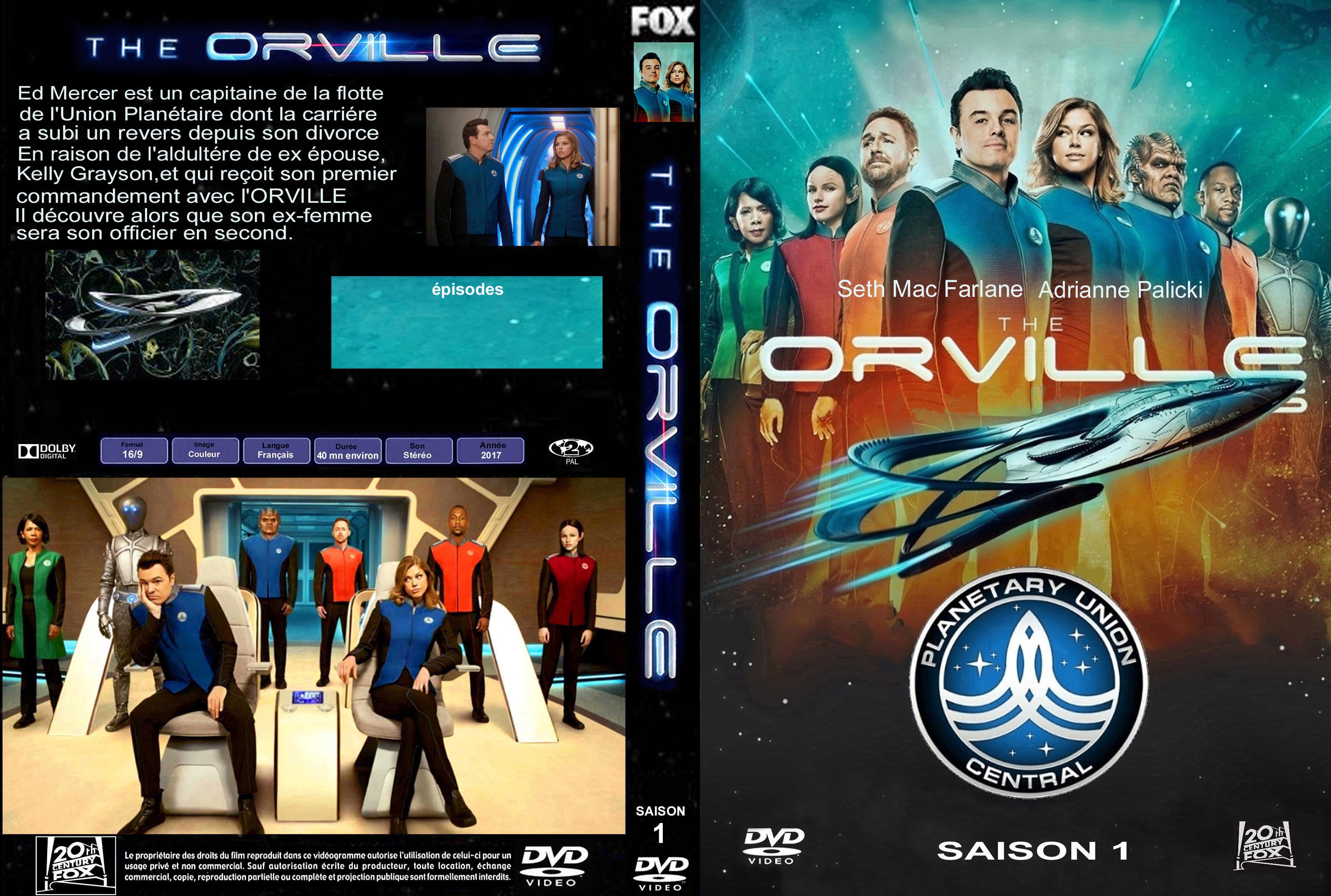 Jaquette DVD The orville saison 1 custom